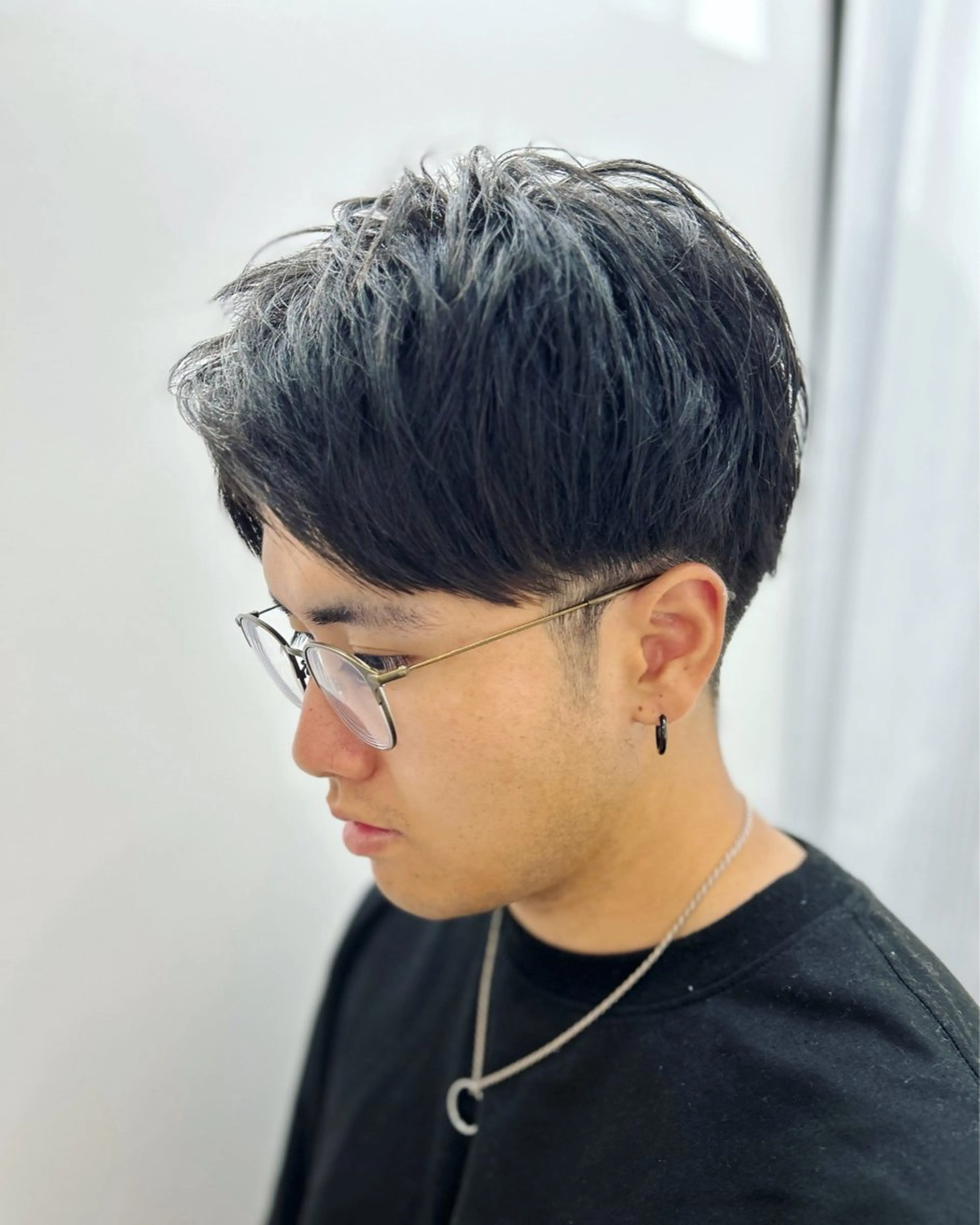 ショート メンズ マッシュ スパイキーショート メンズベリーショート ベリーショート ショートヘア CHELSEA  梅田所属・OKADA/メンズ /カット/眉/縮毛のヘアスタイル