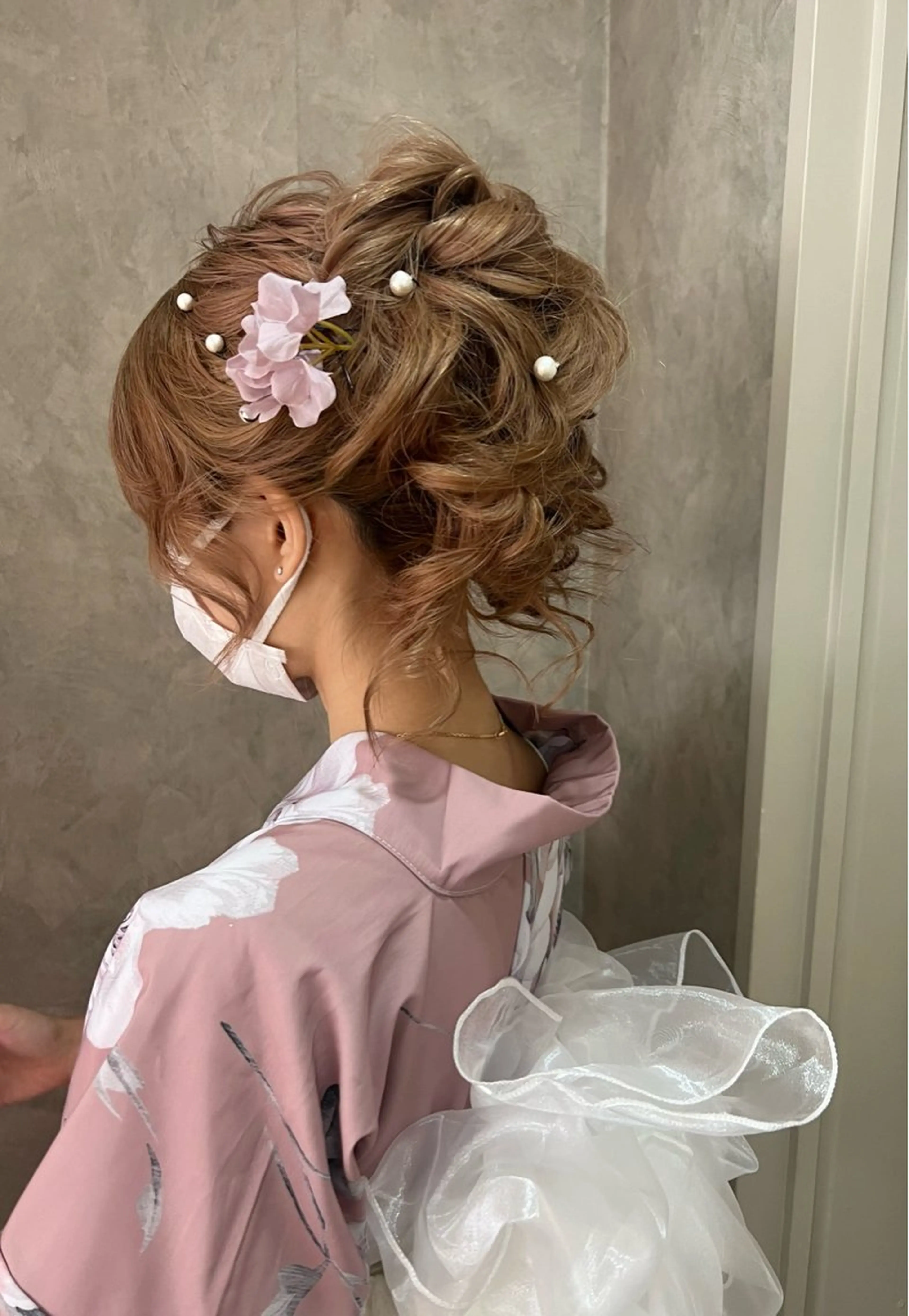 ヘアアレンジ 浴衣 大人可愛いヘアメイク 💋🧚‍♀️しずかのヘアスタイル