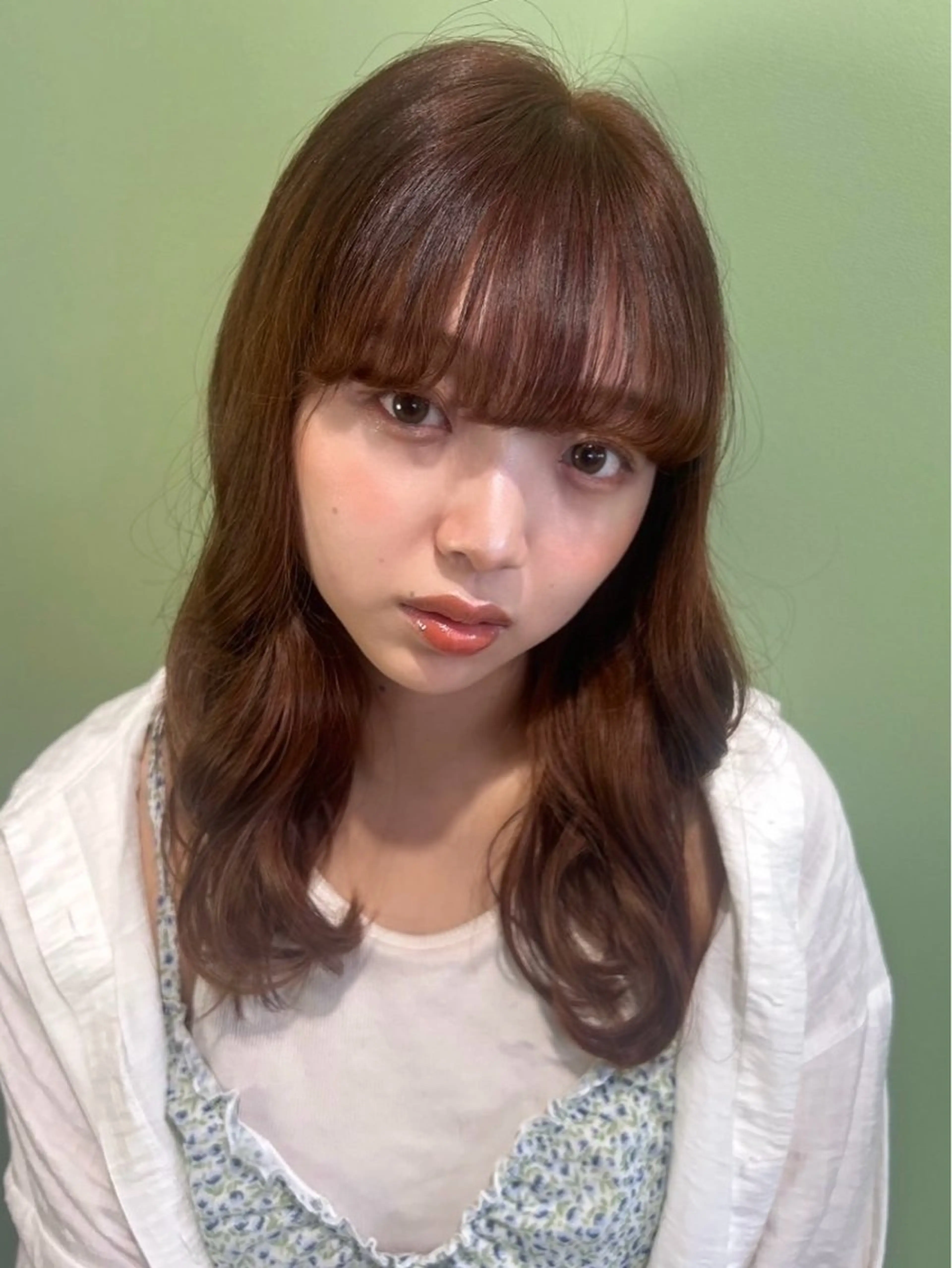 ミディアム uta所属・カットモデル募集 トモカのヘアスタイル