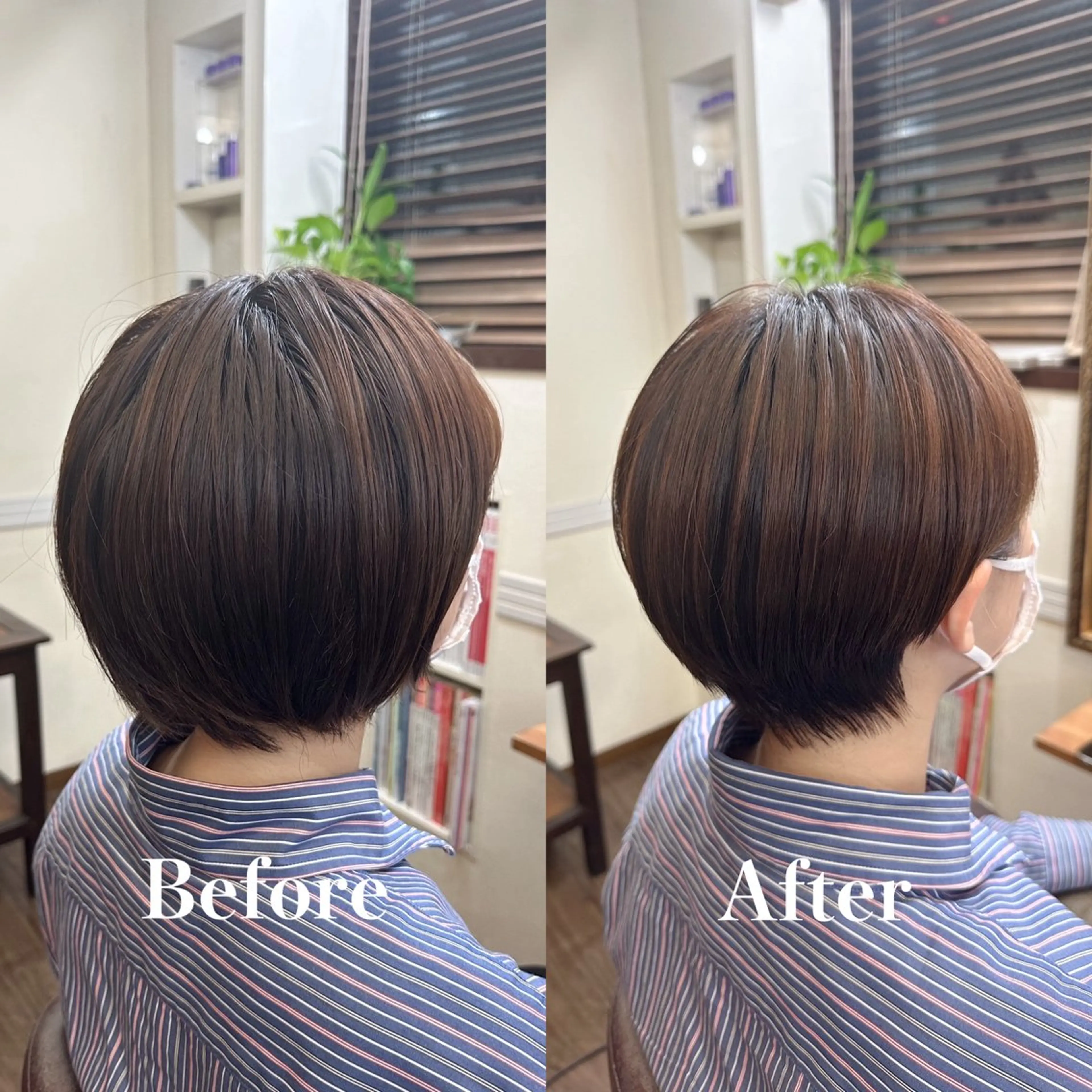 ショート 丸みショート ショートヘア カット 🌱ケミカル美容師 未来を綺麗に🌱優吾のヘアスタイル