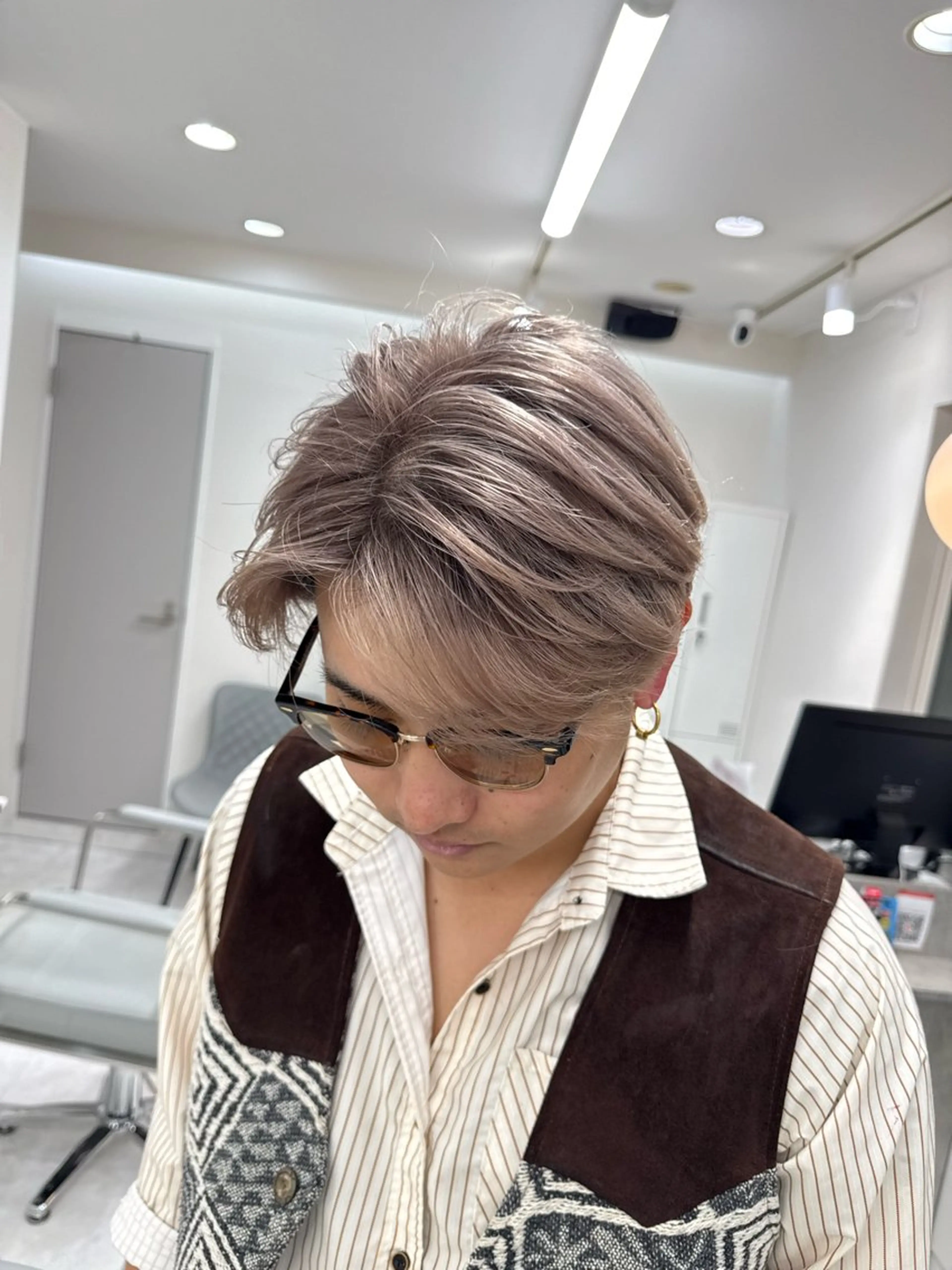 カラー メンズ カット ヘアカラー トリートメント ヘアセット 【バレイヤージュ】 🔥メンズRYUTAのヘアスタイル