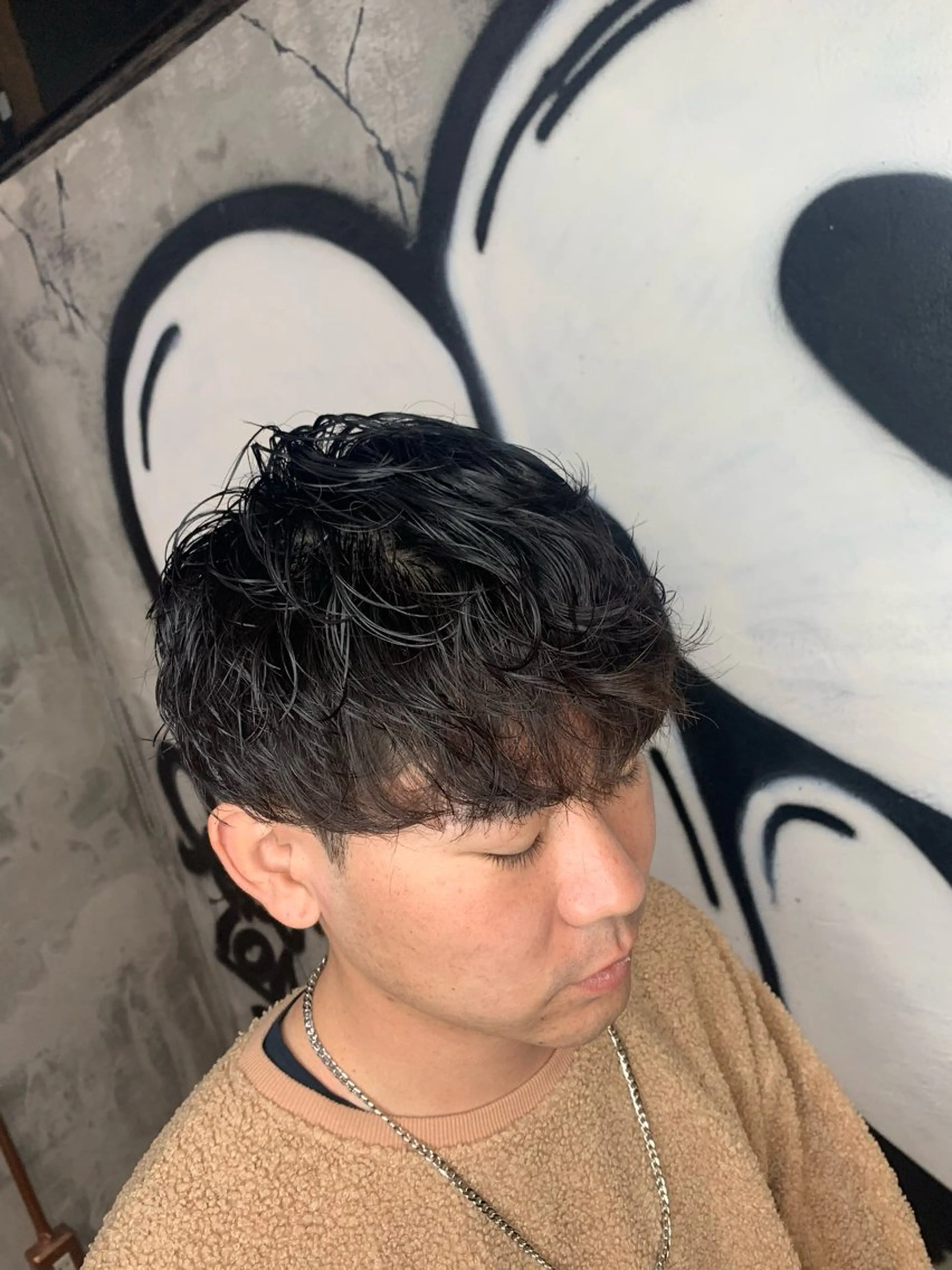 パーマ メンズ カット パーマ ⚡️メンズパーマ特化 mens支持◎/忠地のヘアスタイル