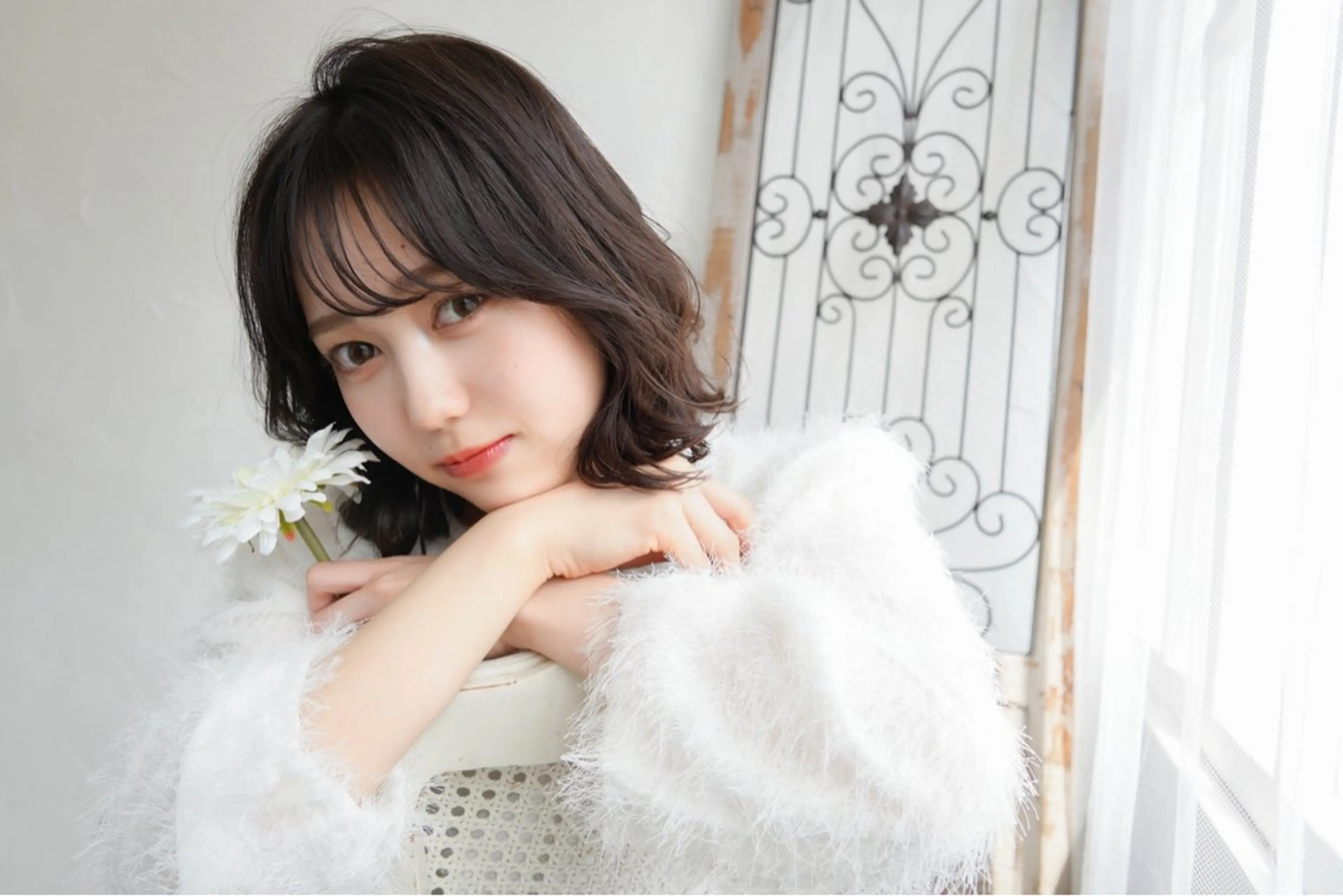 ミディアム カラー カット ヘアカラー トリートメント ヘアセット Rico OFFICIALのヘアスタイル