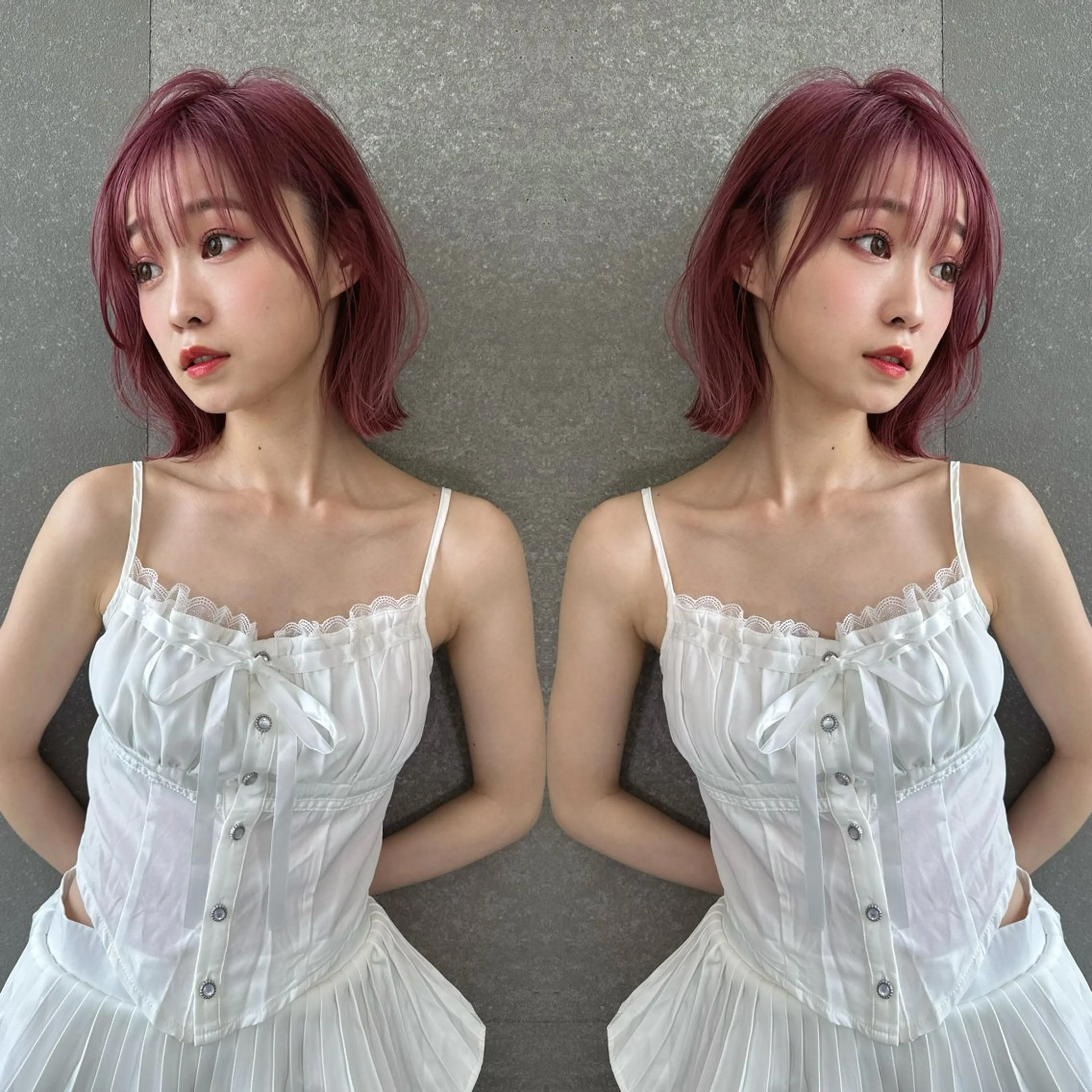 ショート カラー ヘアカラー 透明感カラー shuheiのヘアスタイル