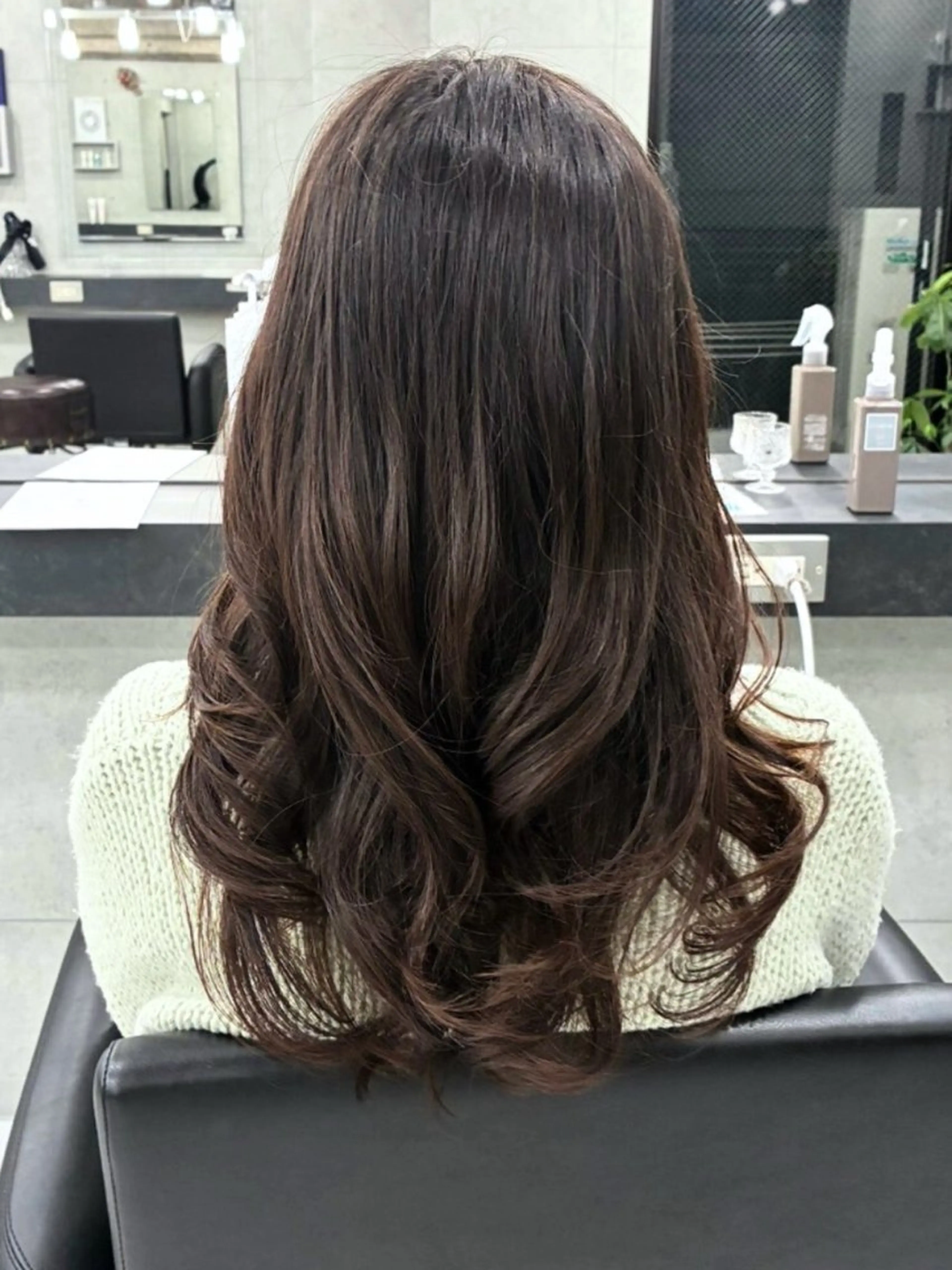 ロング パーマ デジタルパーマ カット パーマ Endearing所属・Endearing 北澤那未🌟銀座のヘアスタイル