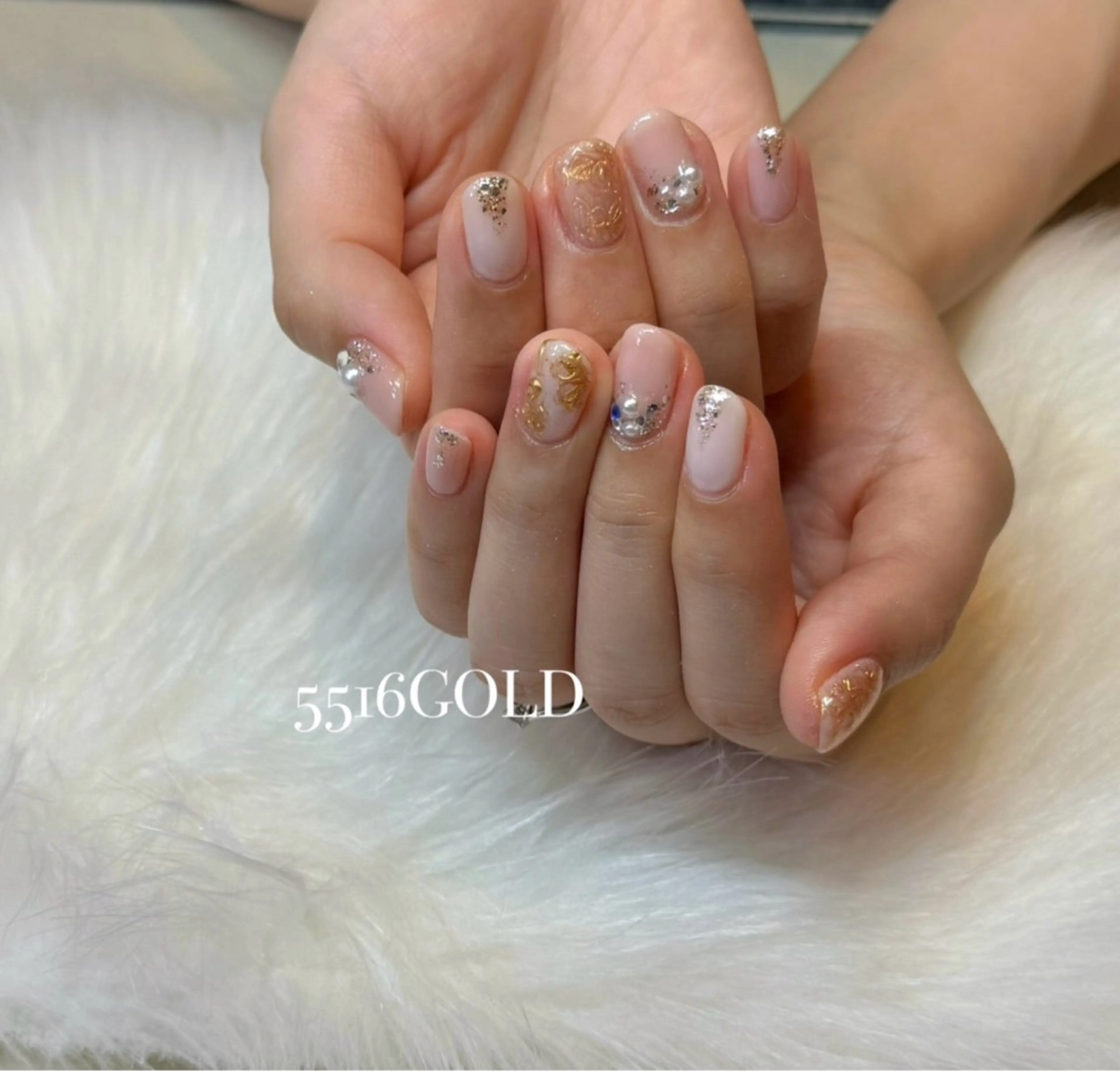 ネイル アートネイル 持ち込み 💎5516 MACHIKOのネイルデザイン