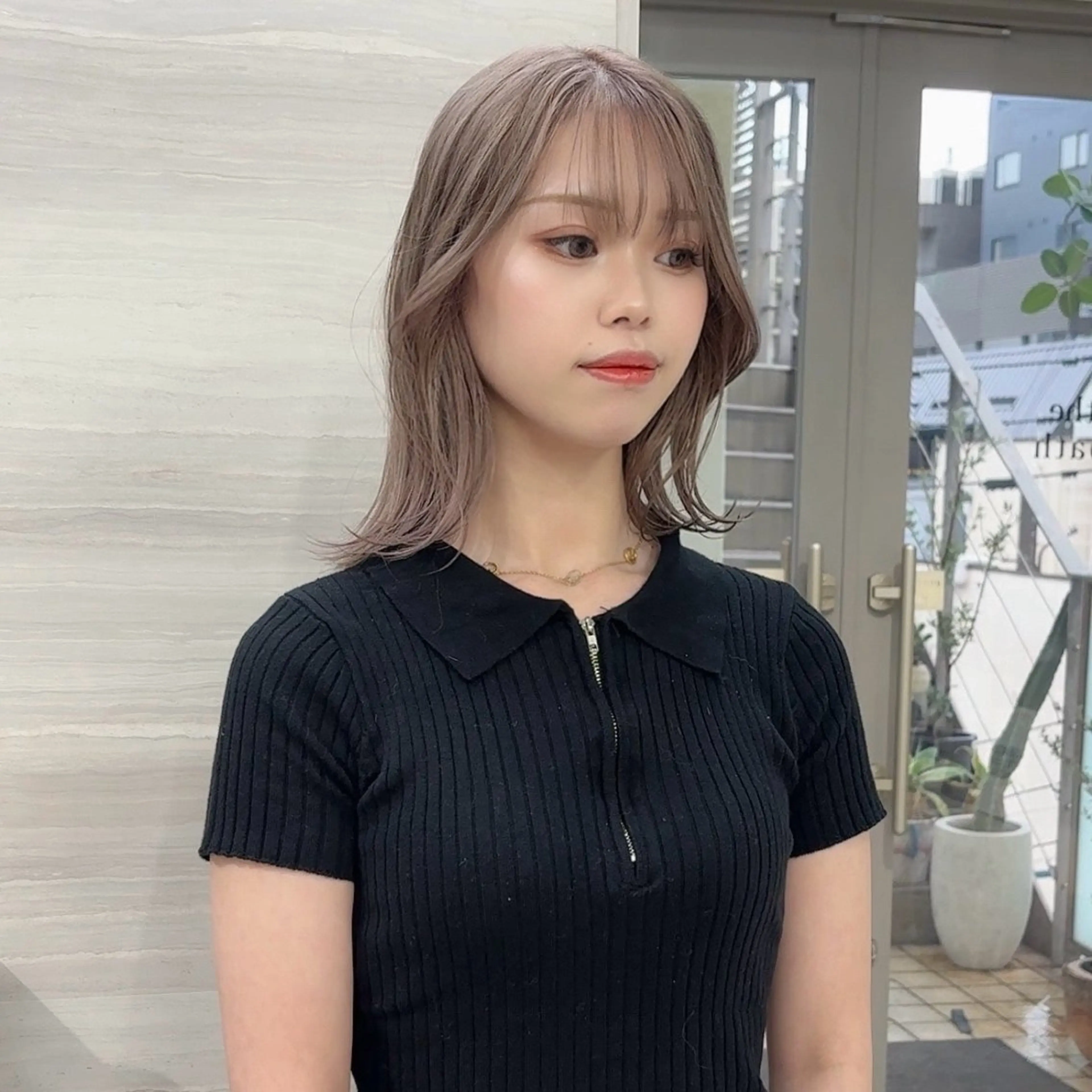 ミディアム カラー ブリーチ ヘアカラー The Path ARENのヘアスタイル