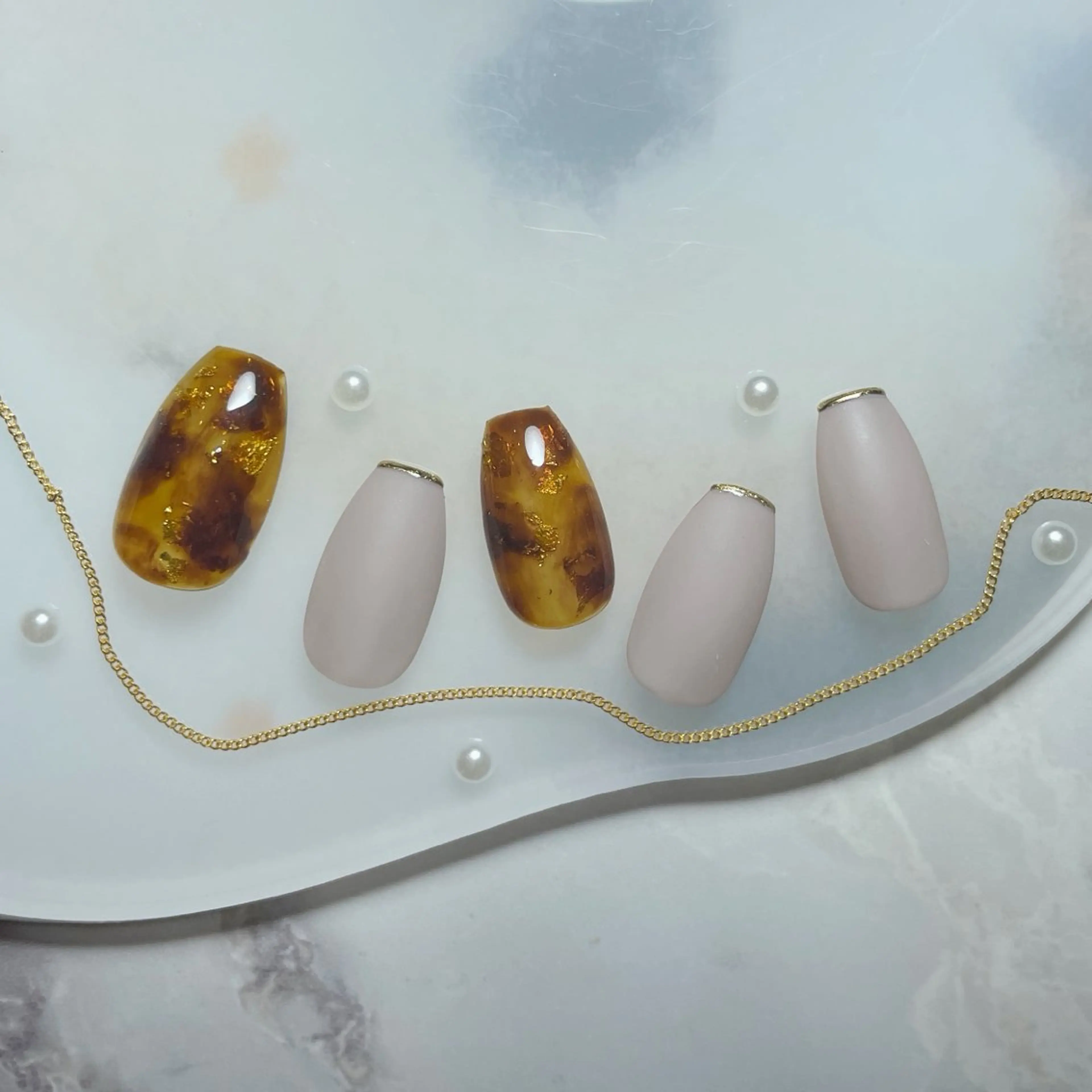 ショート ハンドネイル watanabe miyuuのネイルデザイン