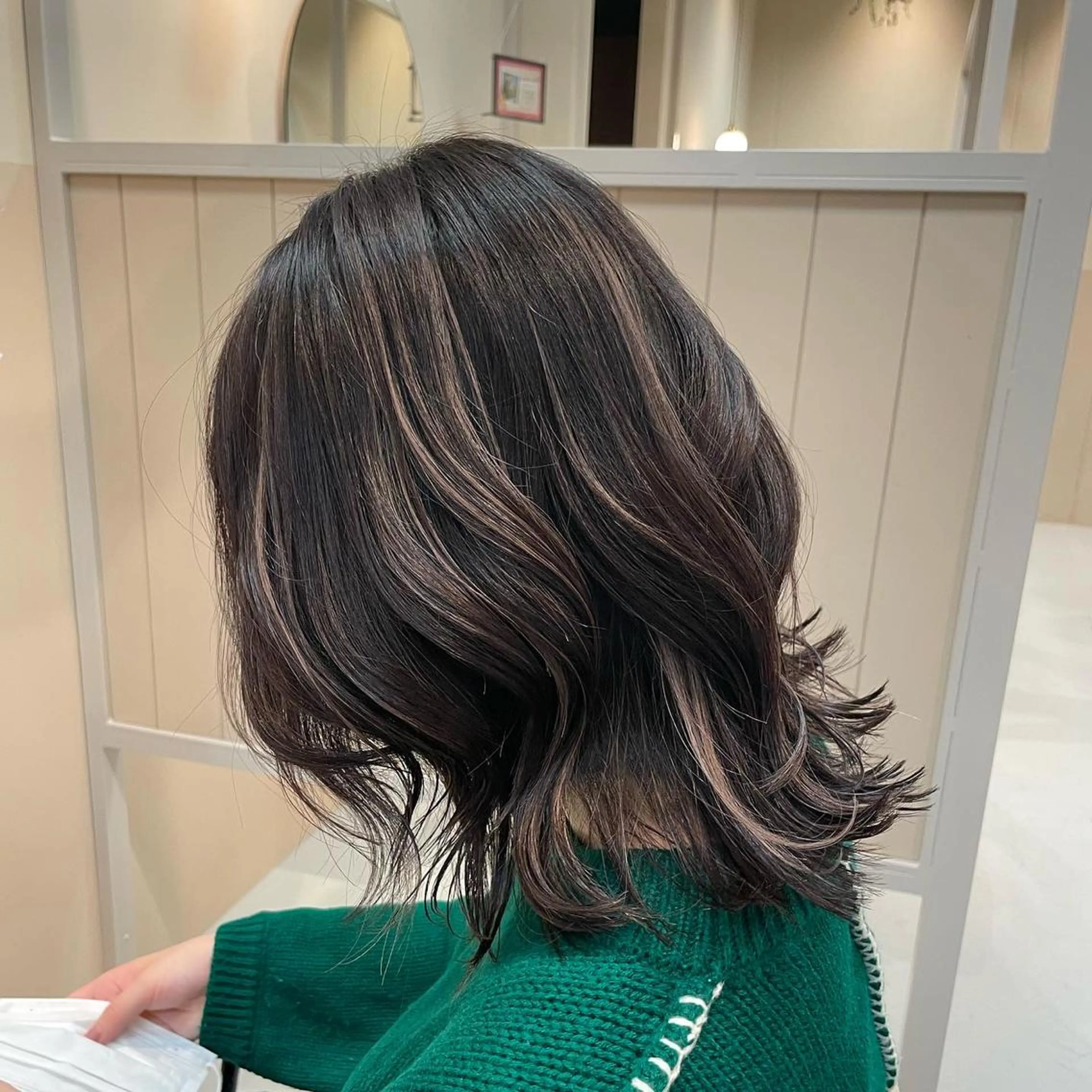 ミディアム 下山 大智のヘアスタイル