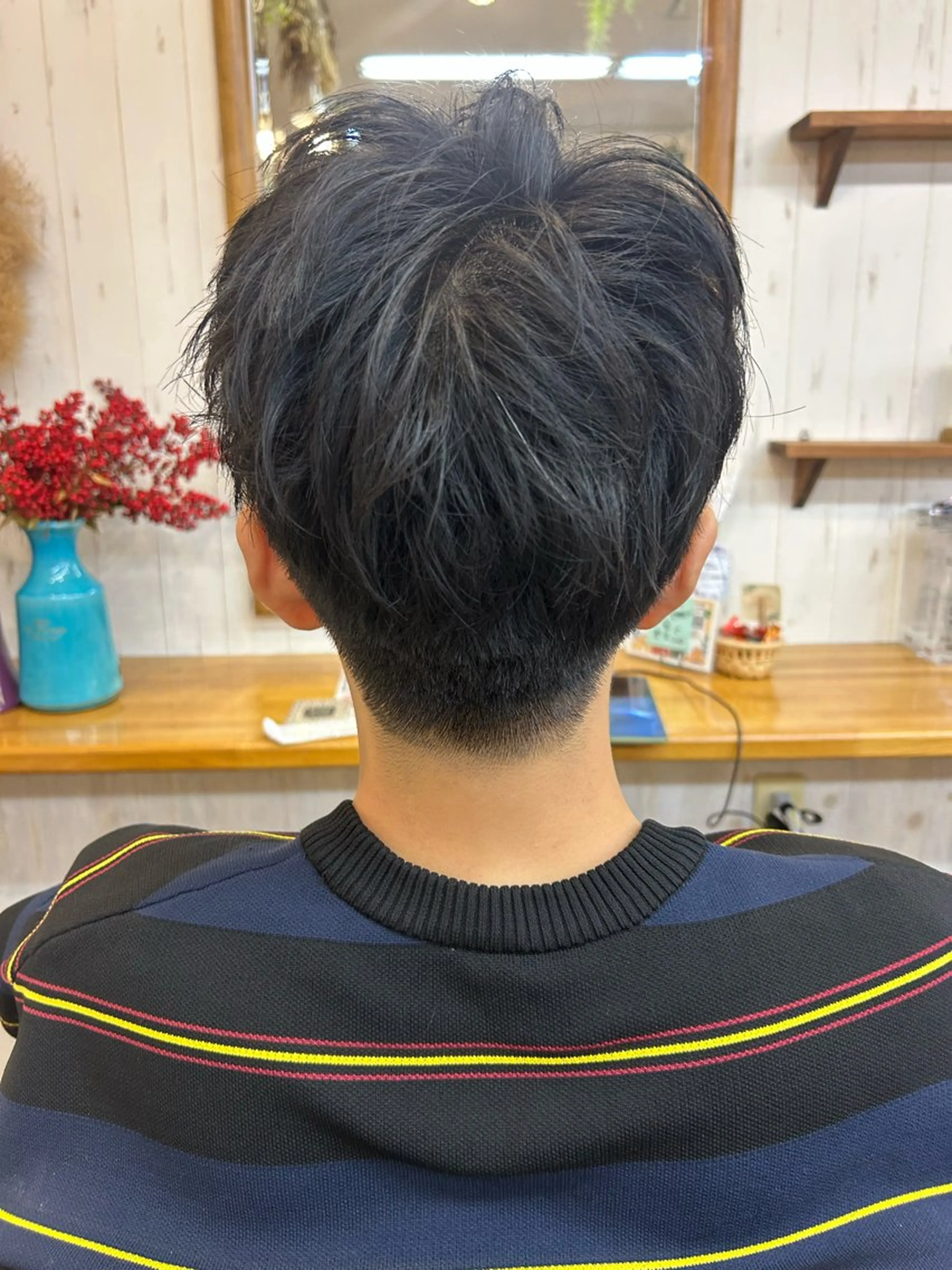 メンズカットの写真