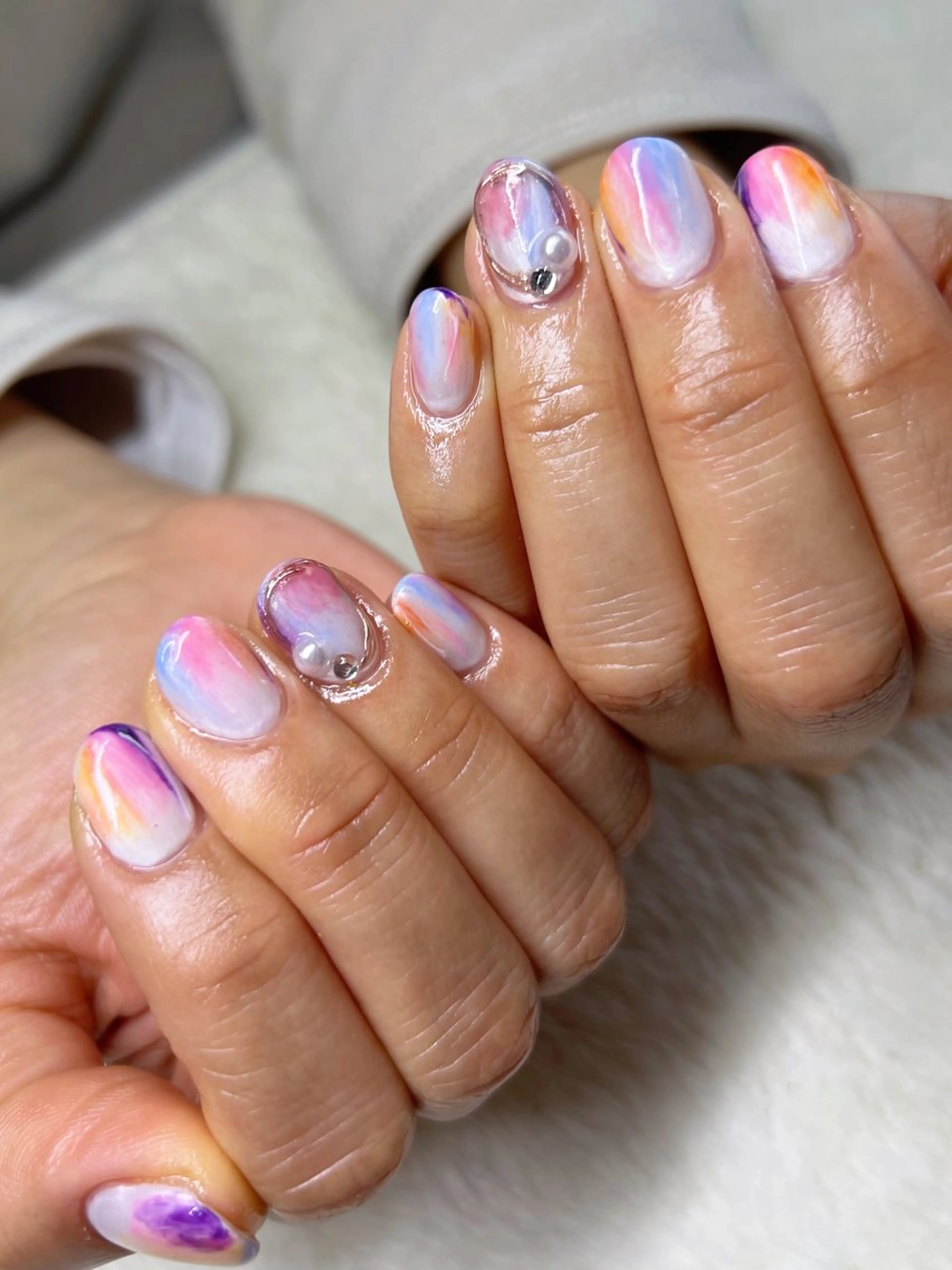 ネイル ワンカラーネイル LIIRA(西船)/ やまださおりのネイルデザイン