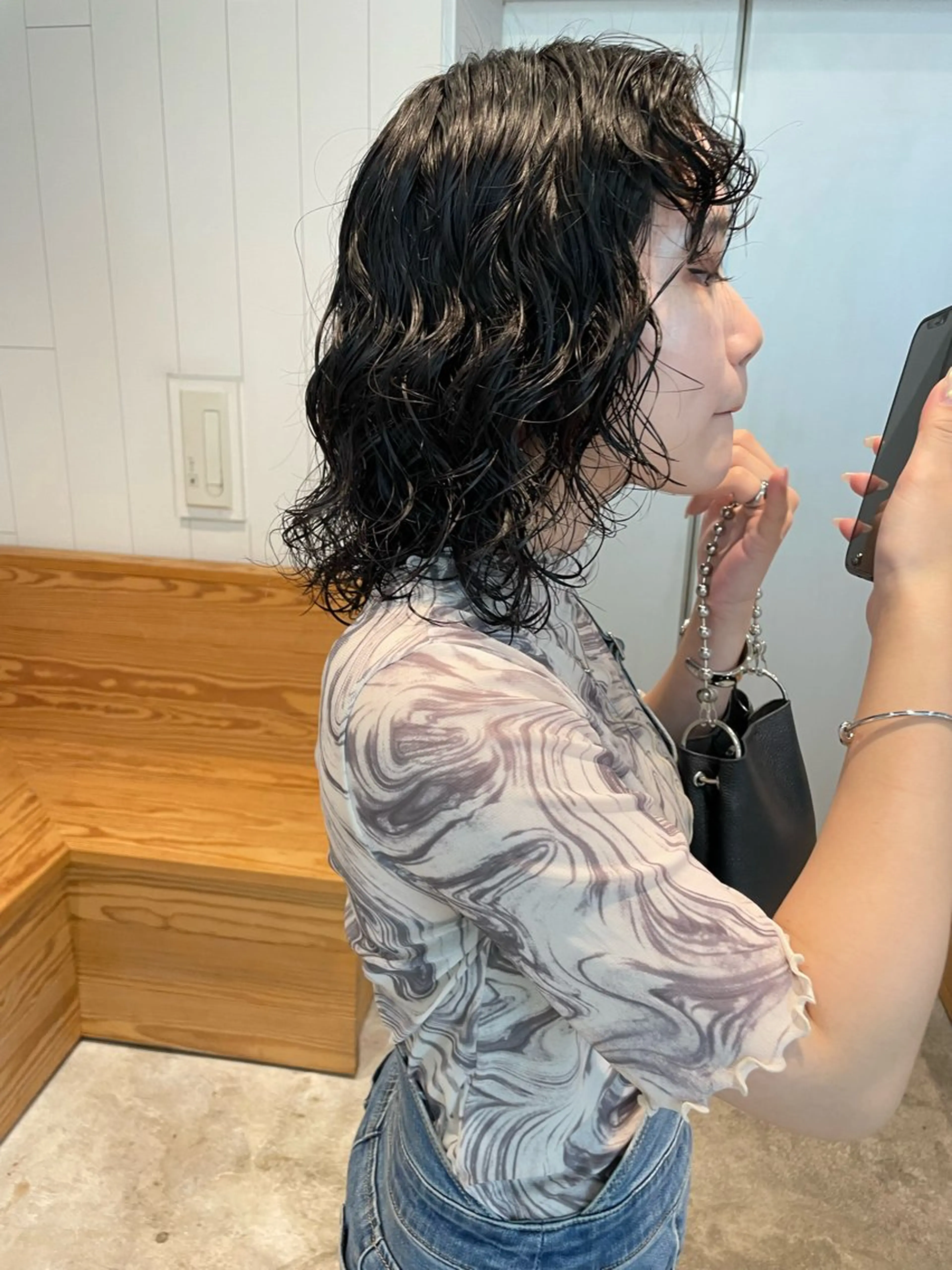 ミディアム パーマ Kouta/似合わせ /パーマ/カラーのヘアスタイル