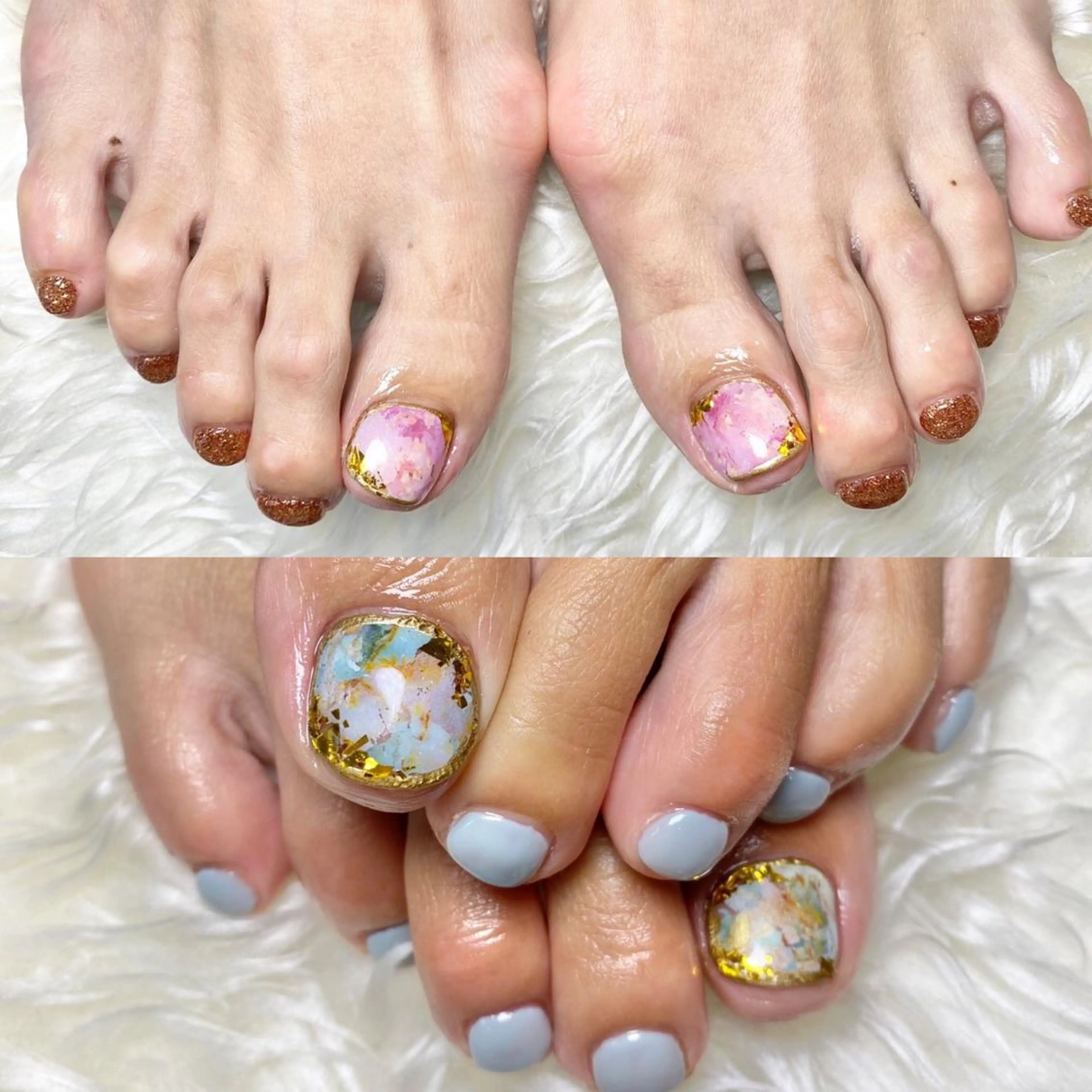 ネイル 大理石ネイル(マーブル) Nail&eye Belire 新宿のネイルデザイン