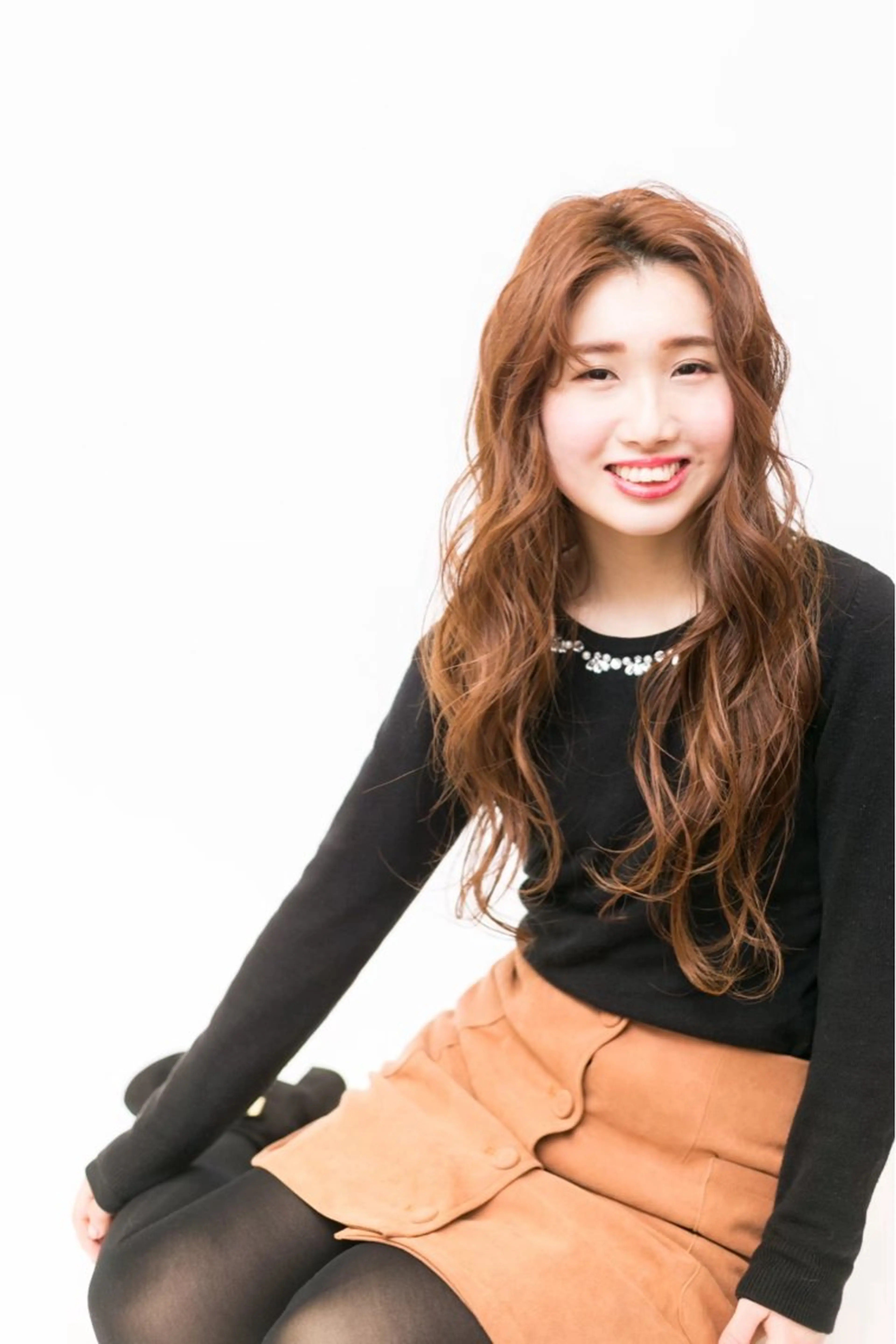 ロング カラー 韓国ヘア/ヨシンモリ /髪質改善/髙橋遥のヘアスタイル