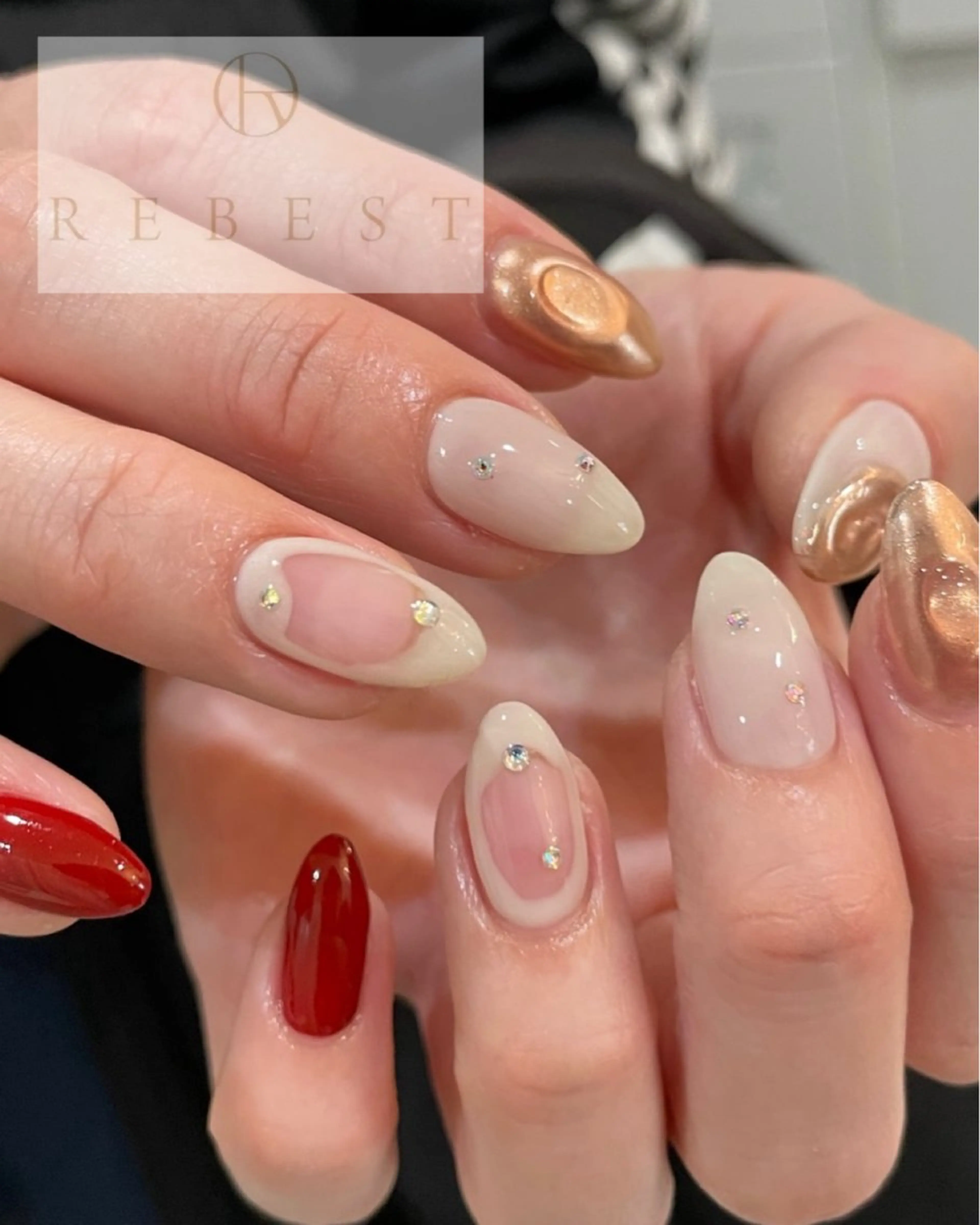 ネイル ハンドネイル REBEST namiのネイルデザイン