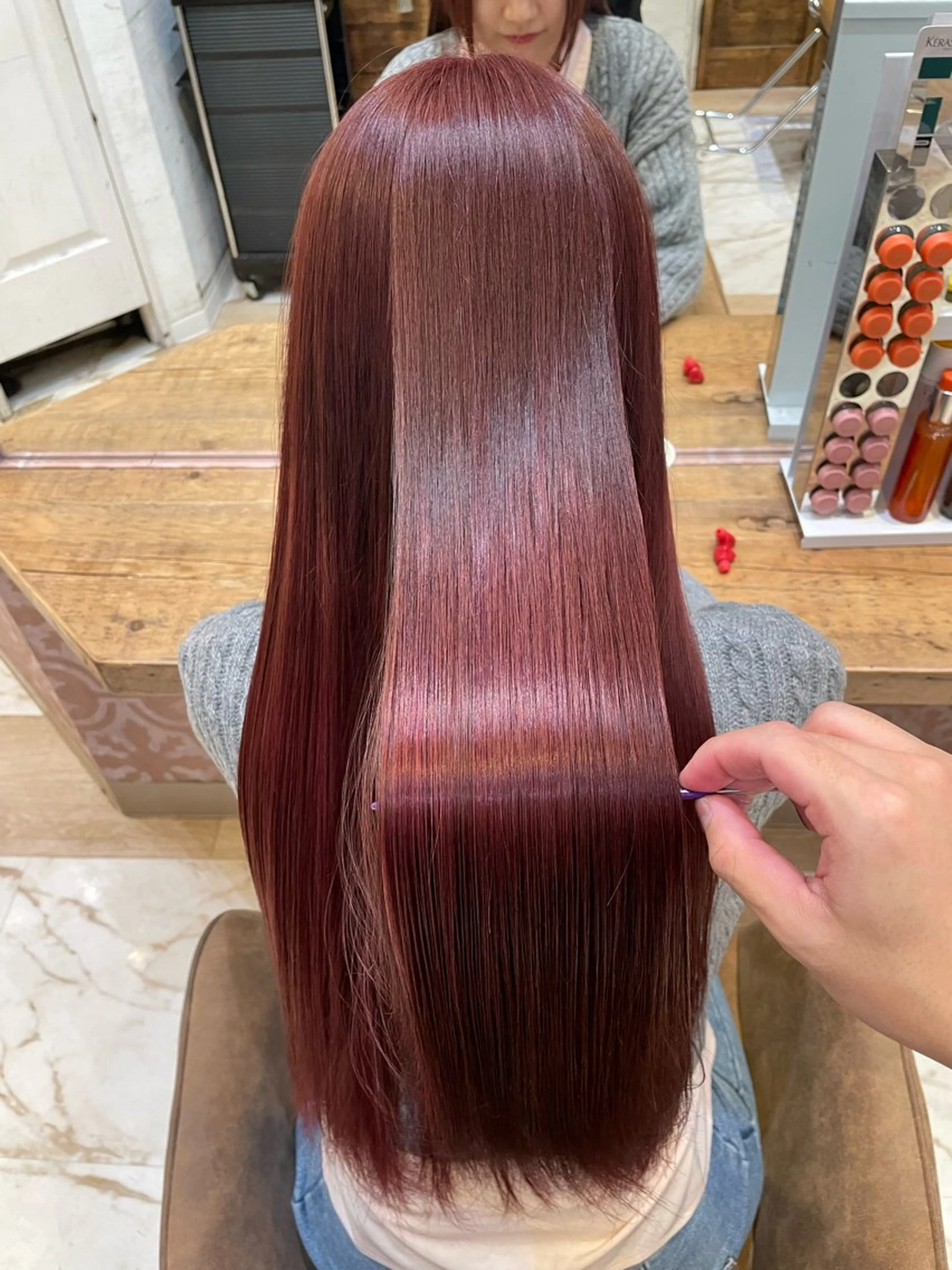 💖ご新規様も大歓迎💖㊙️今だけ限定㊙️透明感カラー🌈＋髪質改善トリートメント✨メンズ可🉑の写真