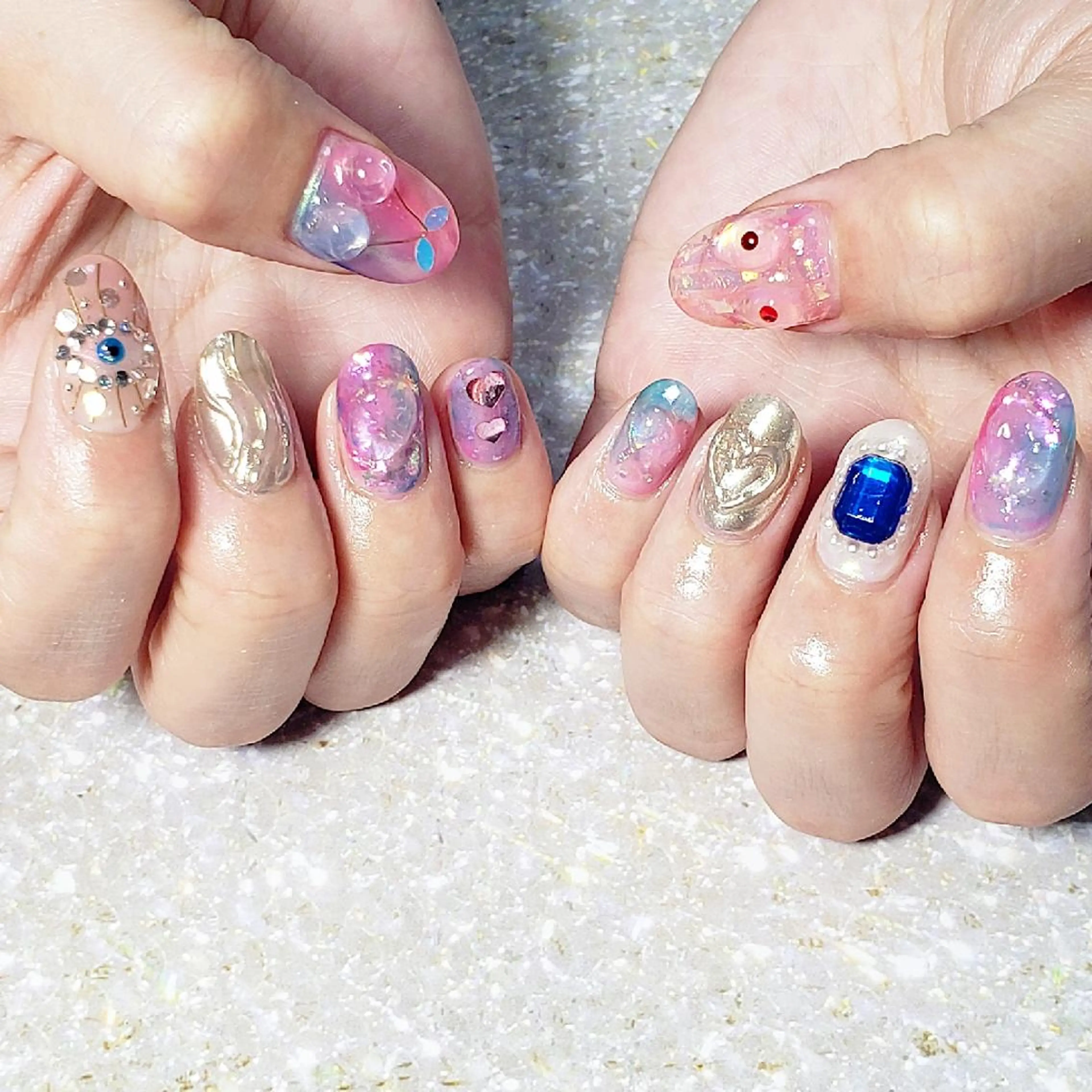 ネイル ビジュード ネイルのネイルデザイン