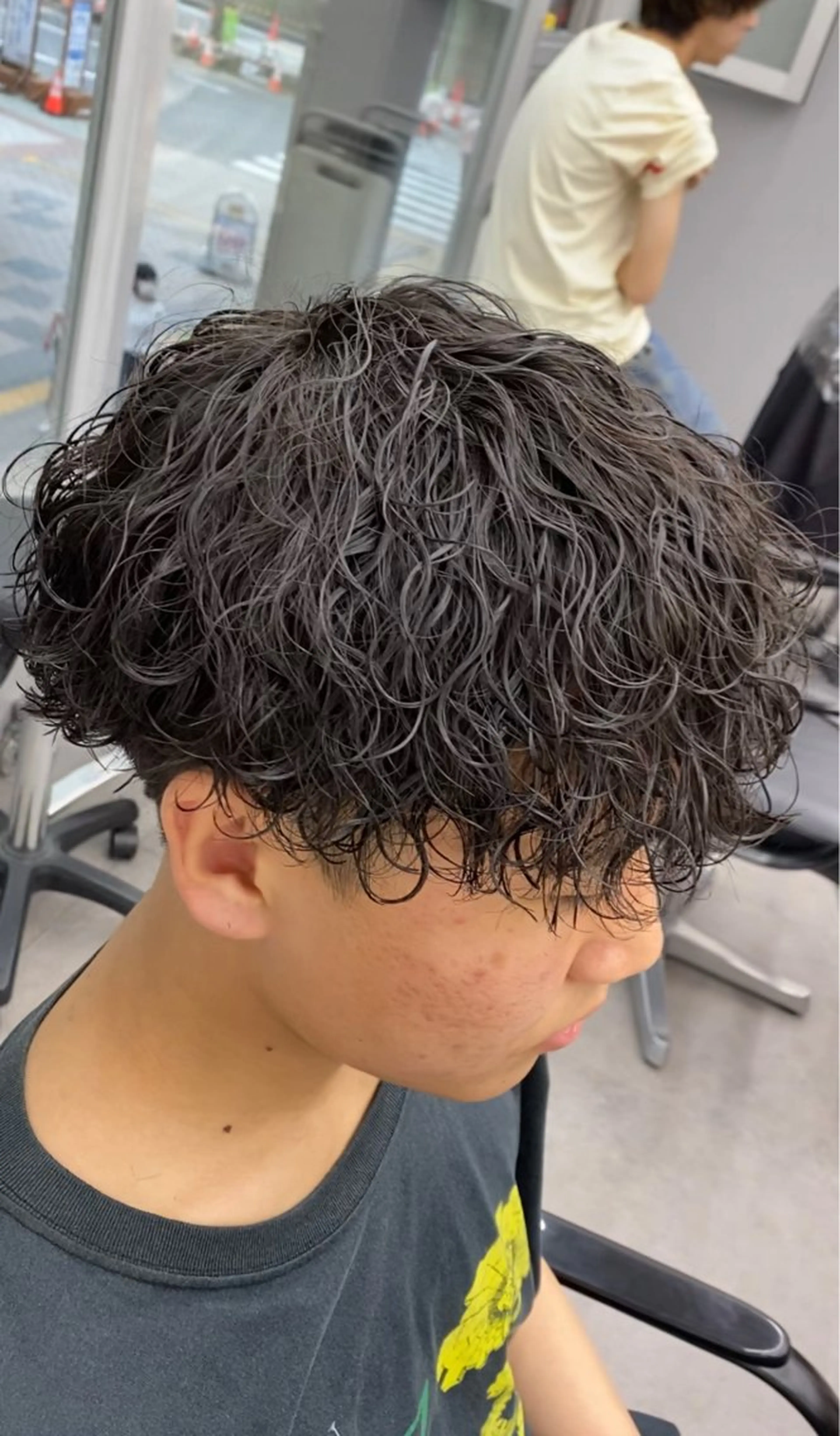 パーマ メンズ メンズパーマ 波巻きパーマ スパイラルパーマ カット パーマ シャドウパーマ/ 波巻パーマYu-Kiのヘアスタイル