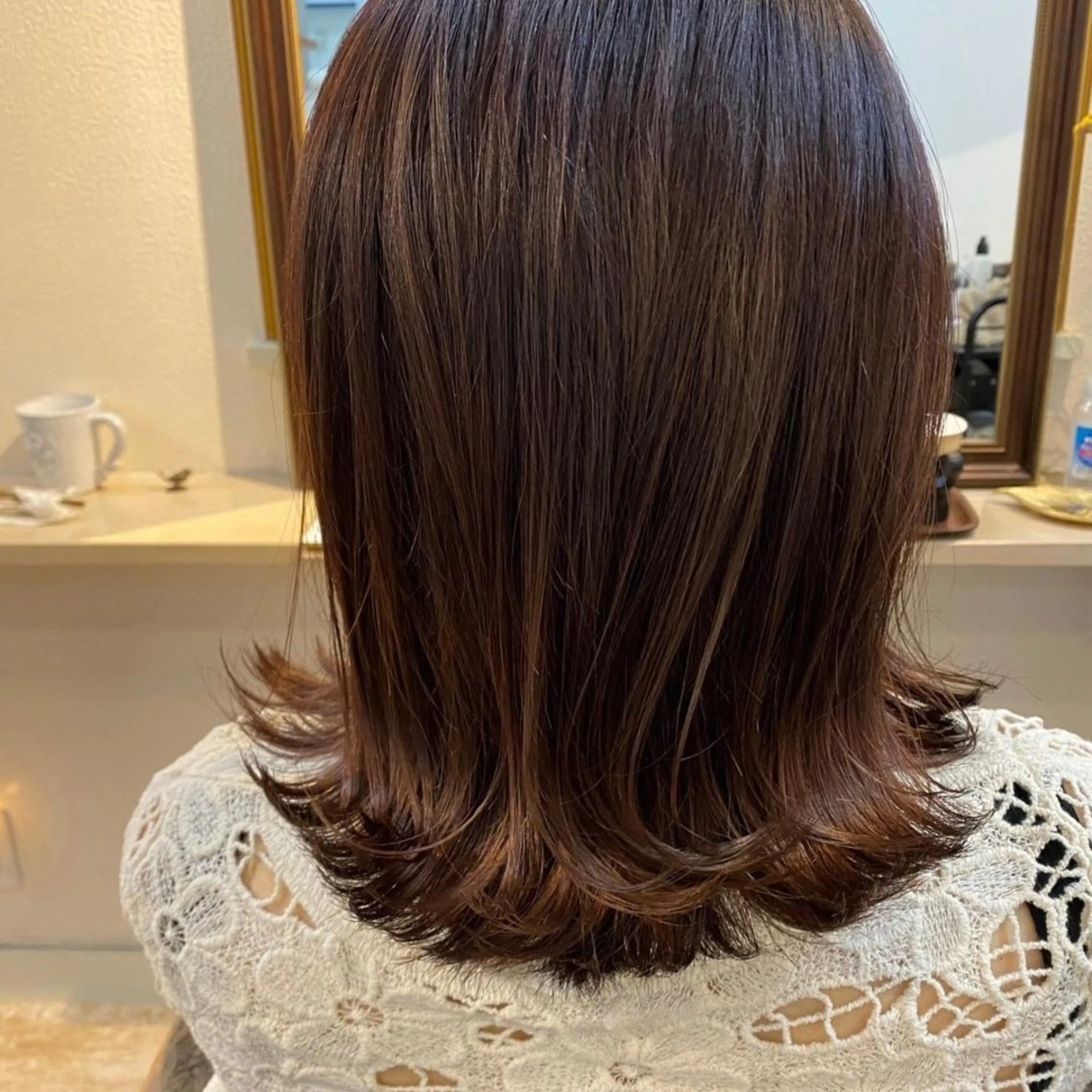 セミロング カラー 🌼アニヤ スズ🌼のヘアスタイル