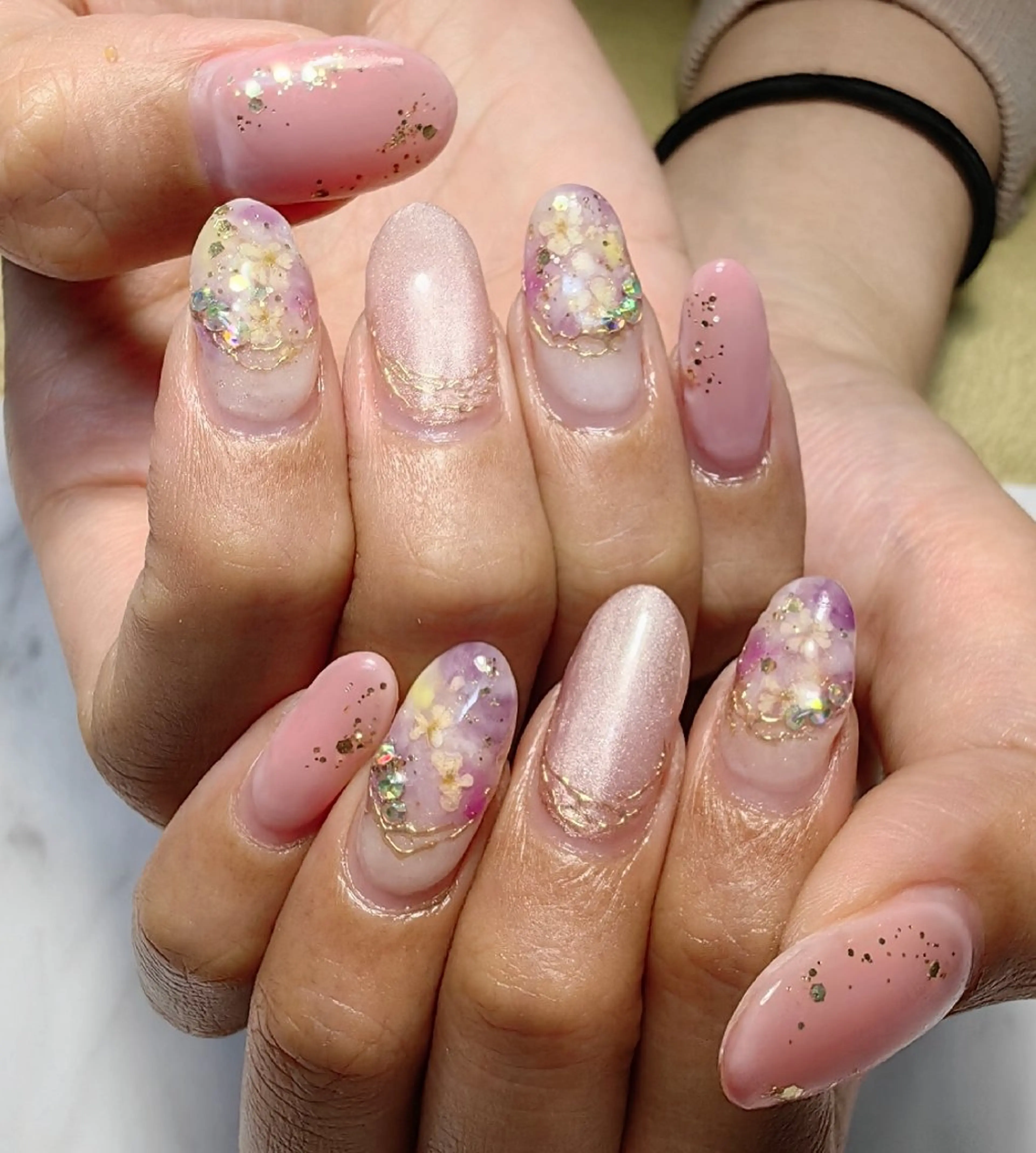 ネイル フラワーネイル ハンドネイル reve あやののネイルデザイン