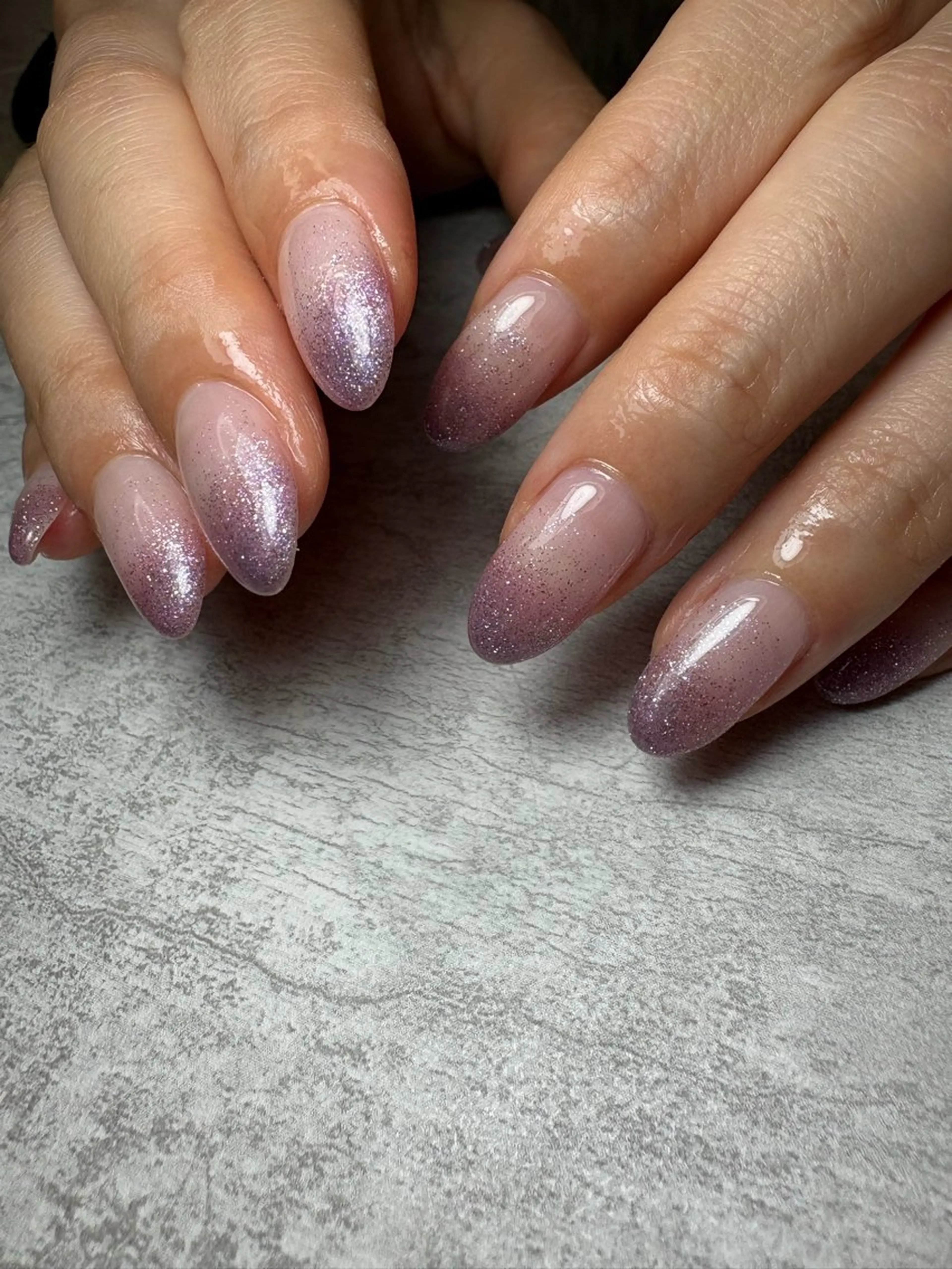 ネイル グラデーション ラメ(グリッター) ラメグラデーション BEAUTY GARDEN 【nail salon unseul】所属・nana .のネイルデザイン