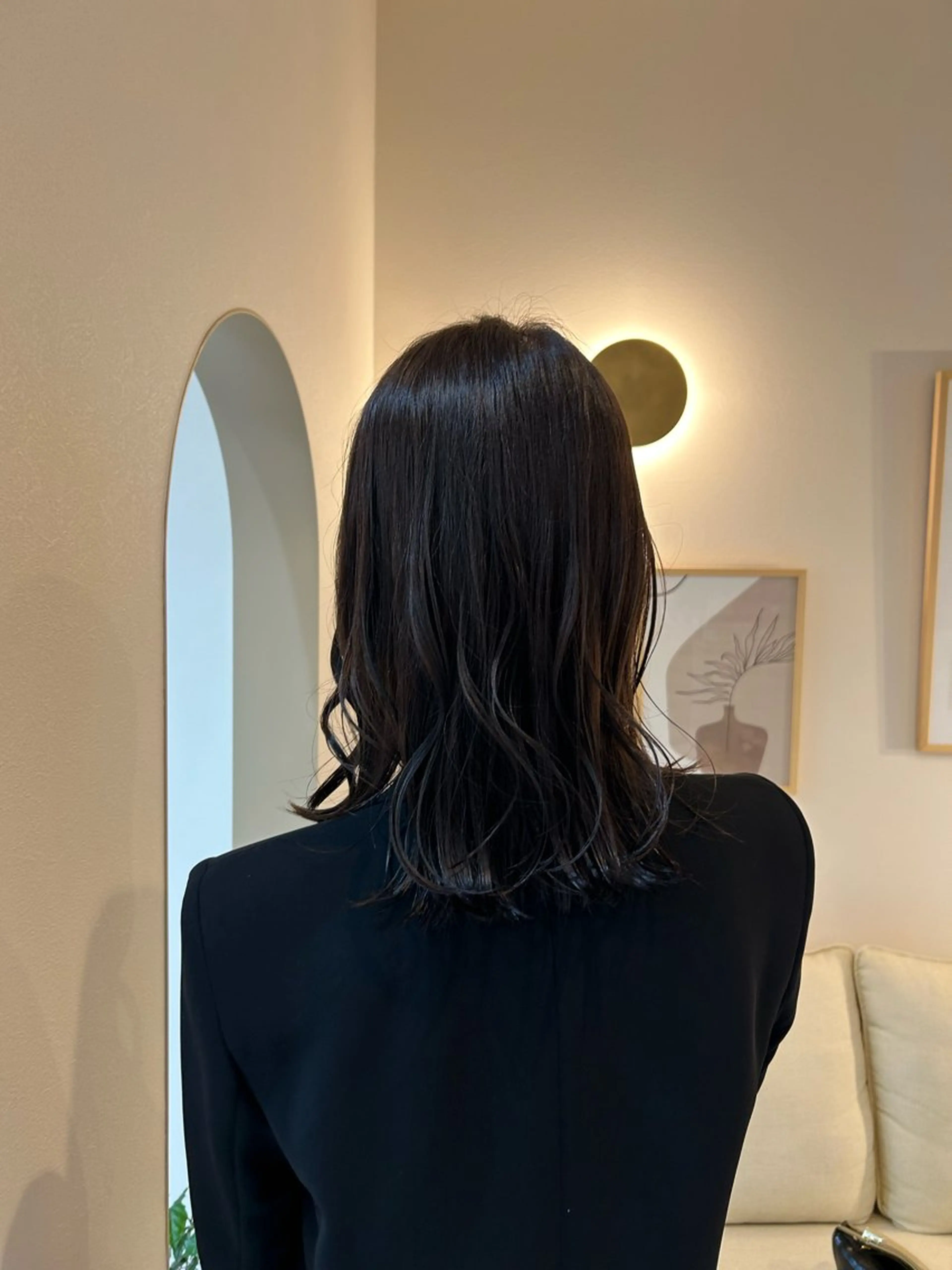 ミディアム LUVISM 神田こころのヘアスタイル