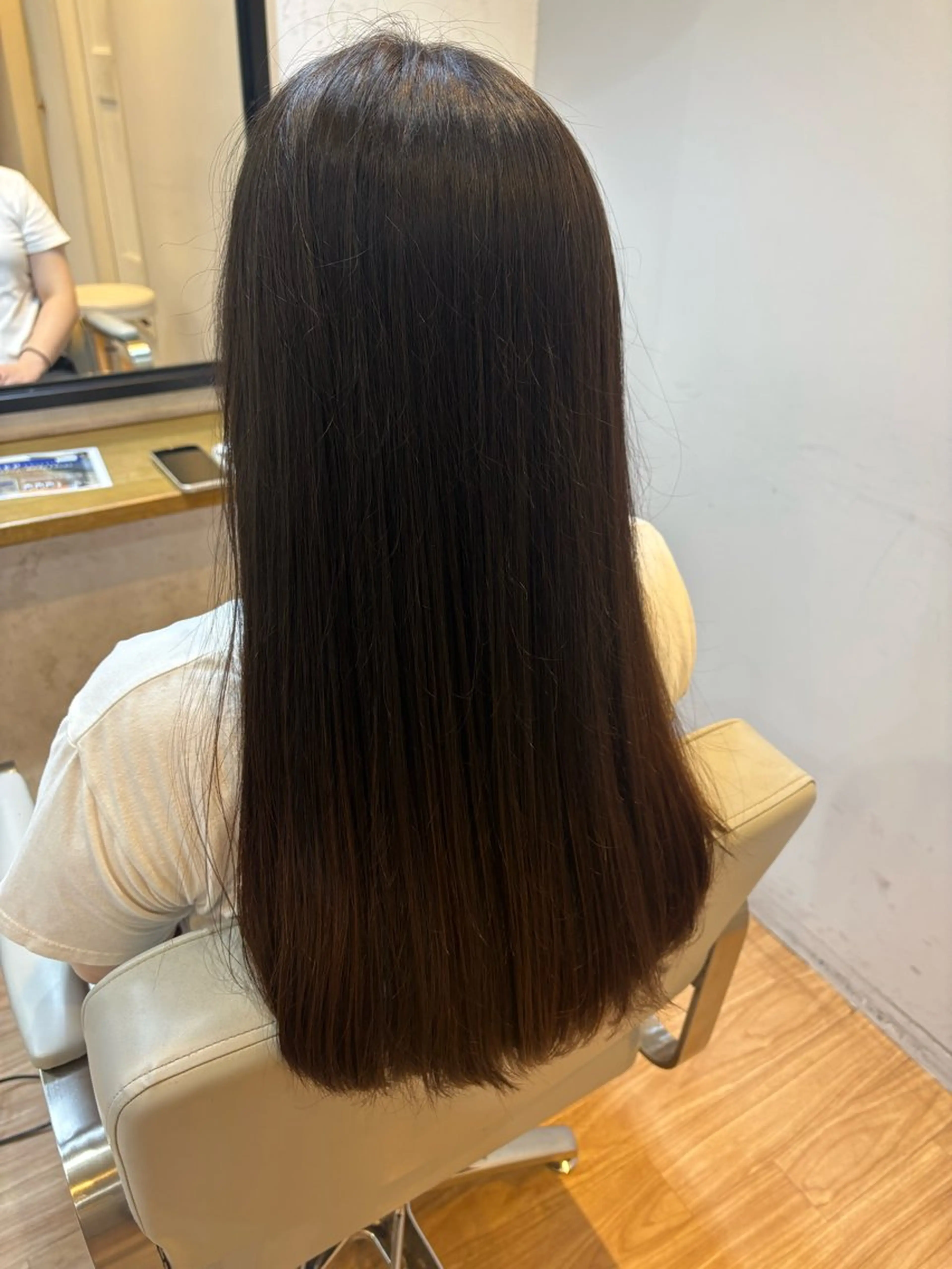 ロング ヘアカラー トリートメント IRICO たまプラーザ所属・韓国ヘアー🇰🇷 MIWAのヘアスタイル