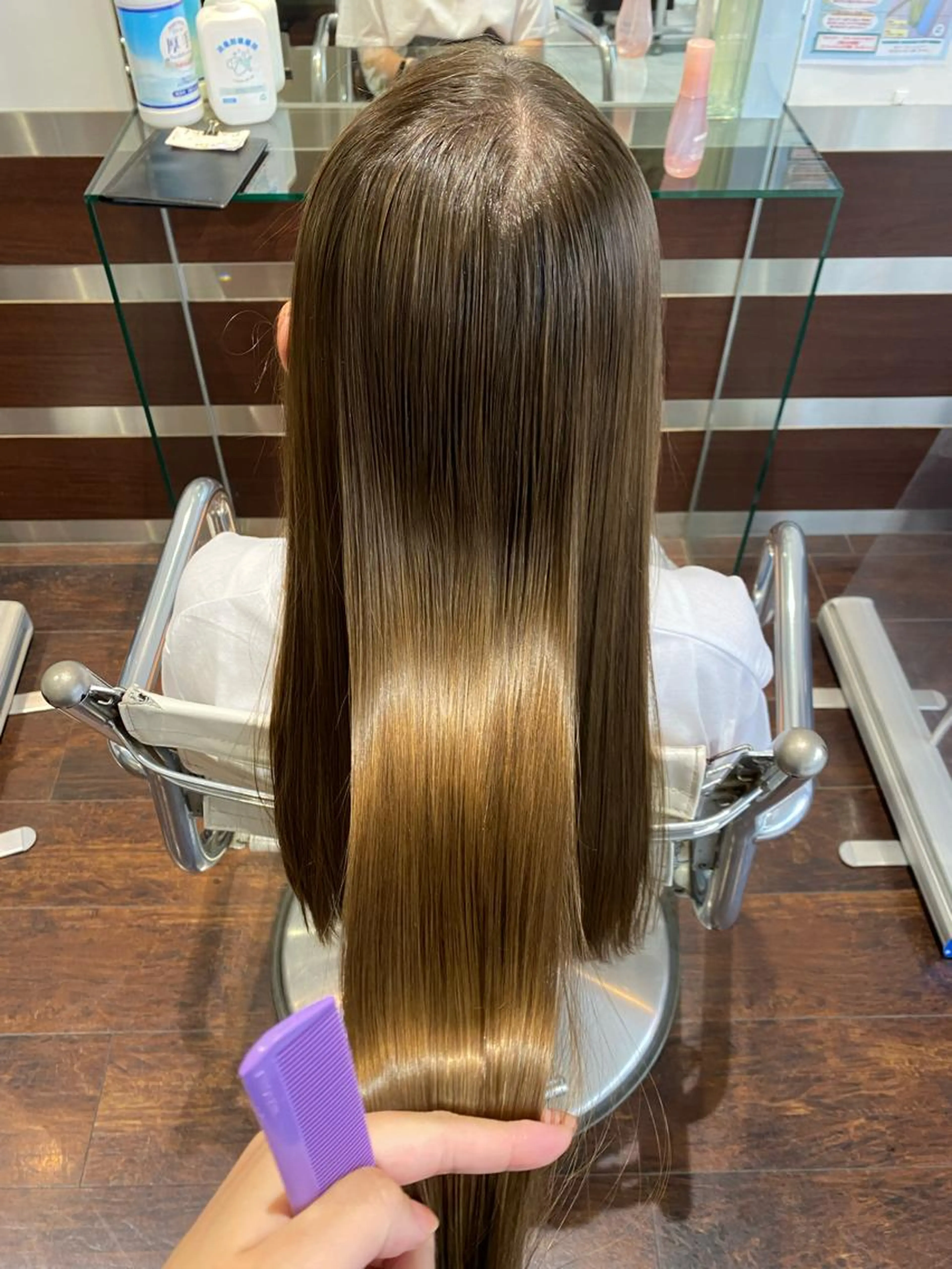 【縮毛矯正】🌺毛先がチリついたり、硬くならない傷まない縮毛矯正！の写真