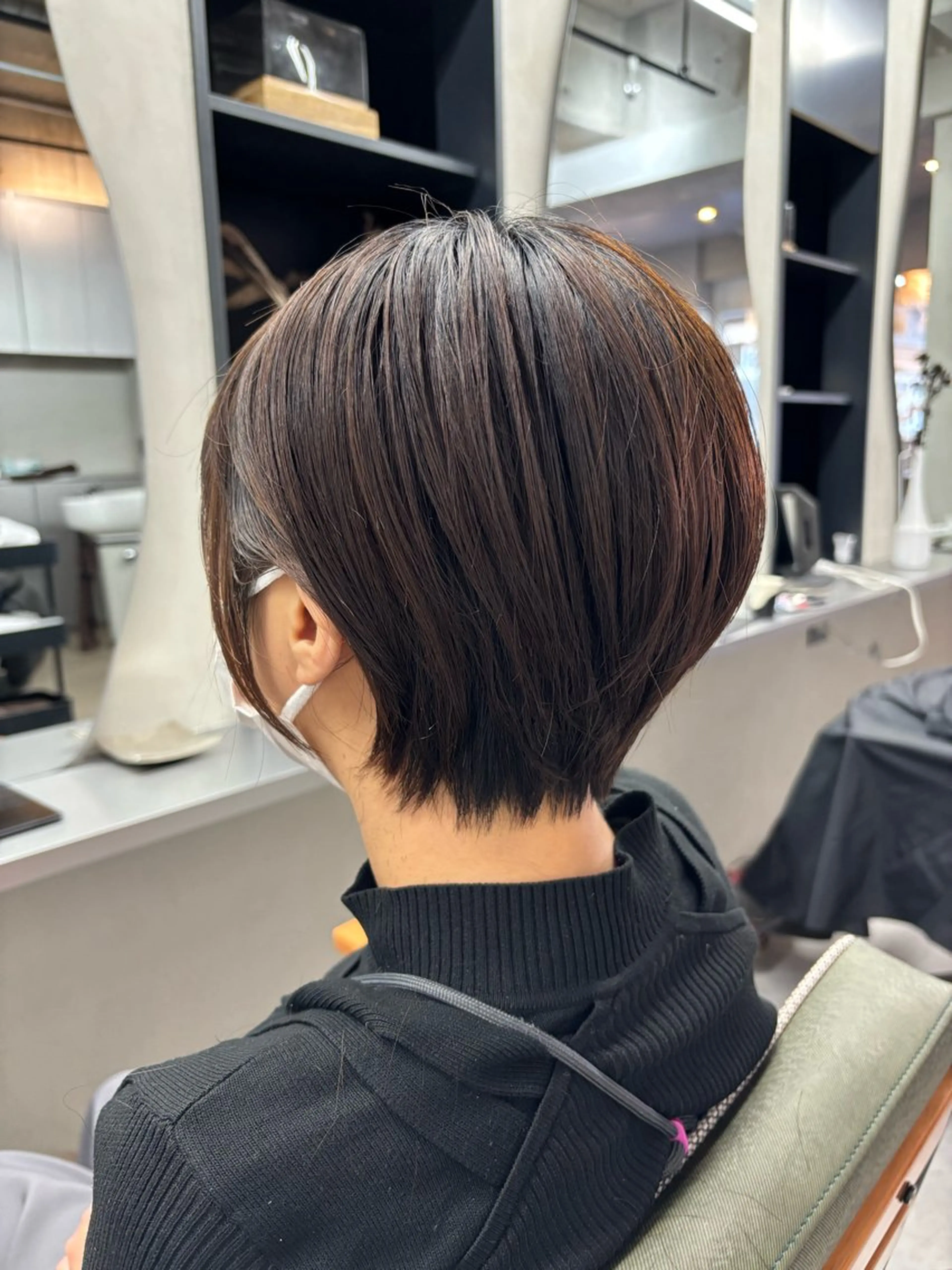 ショート カラー パーマ ショートヘア カット トリートメント nico 麻生 やまざきれいのヘアスタイル