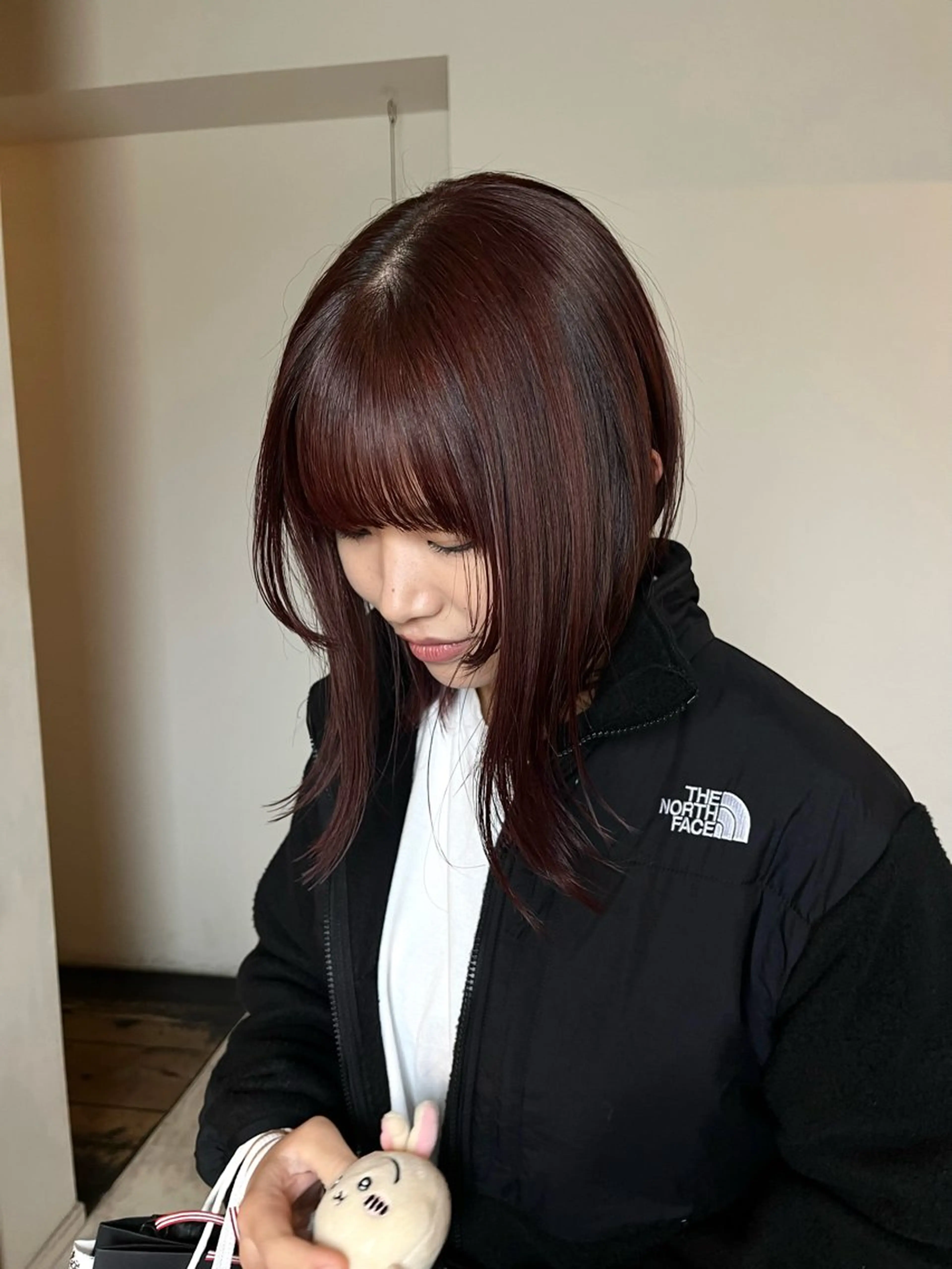 ミディアム カラー room3小出 奈央子のヘアスタイル