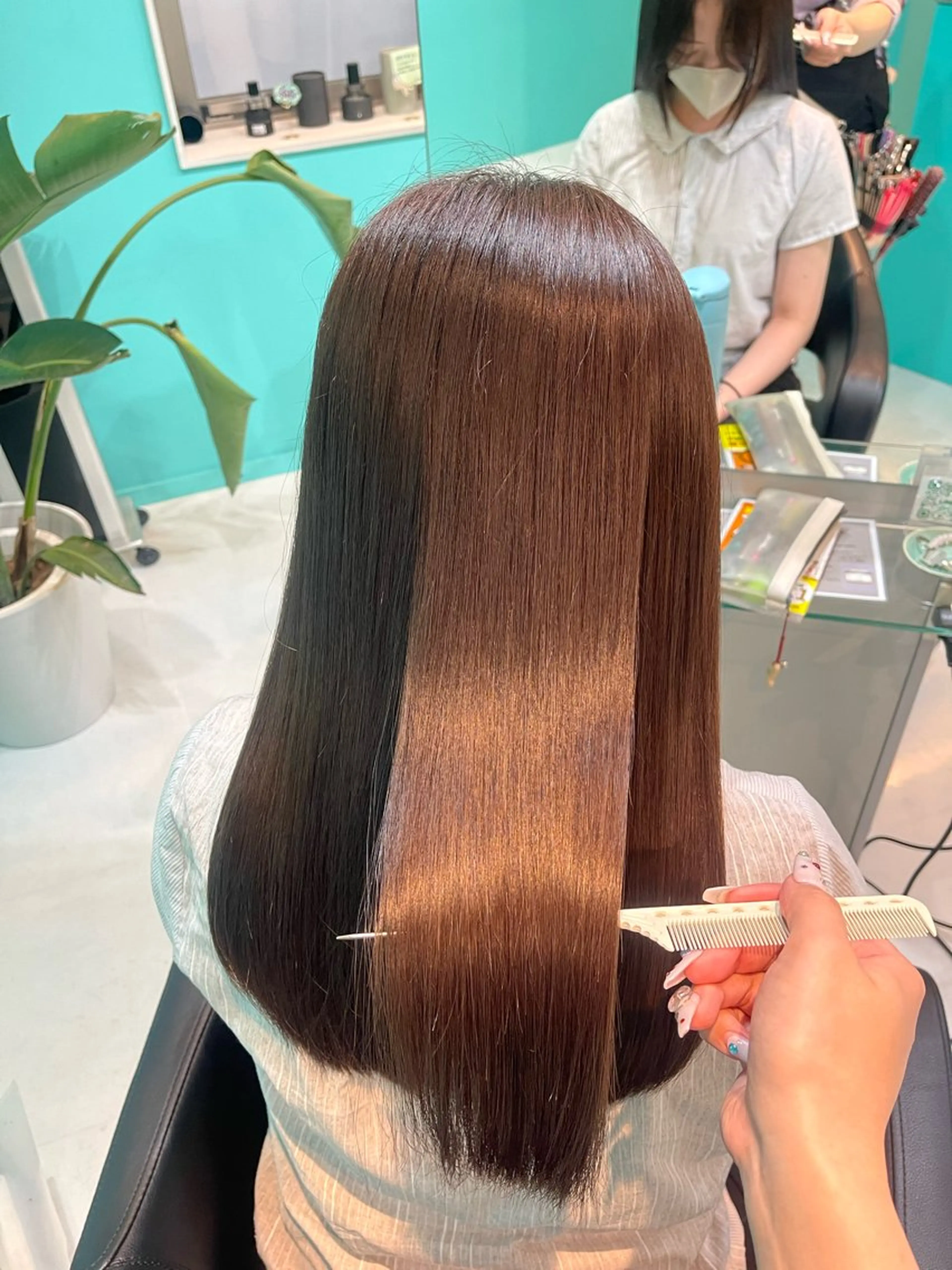 ミディアム ヘアカラー mana/メンズ/ ヘアセット/ブリーチのヘアスタイル