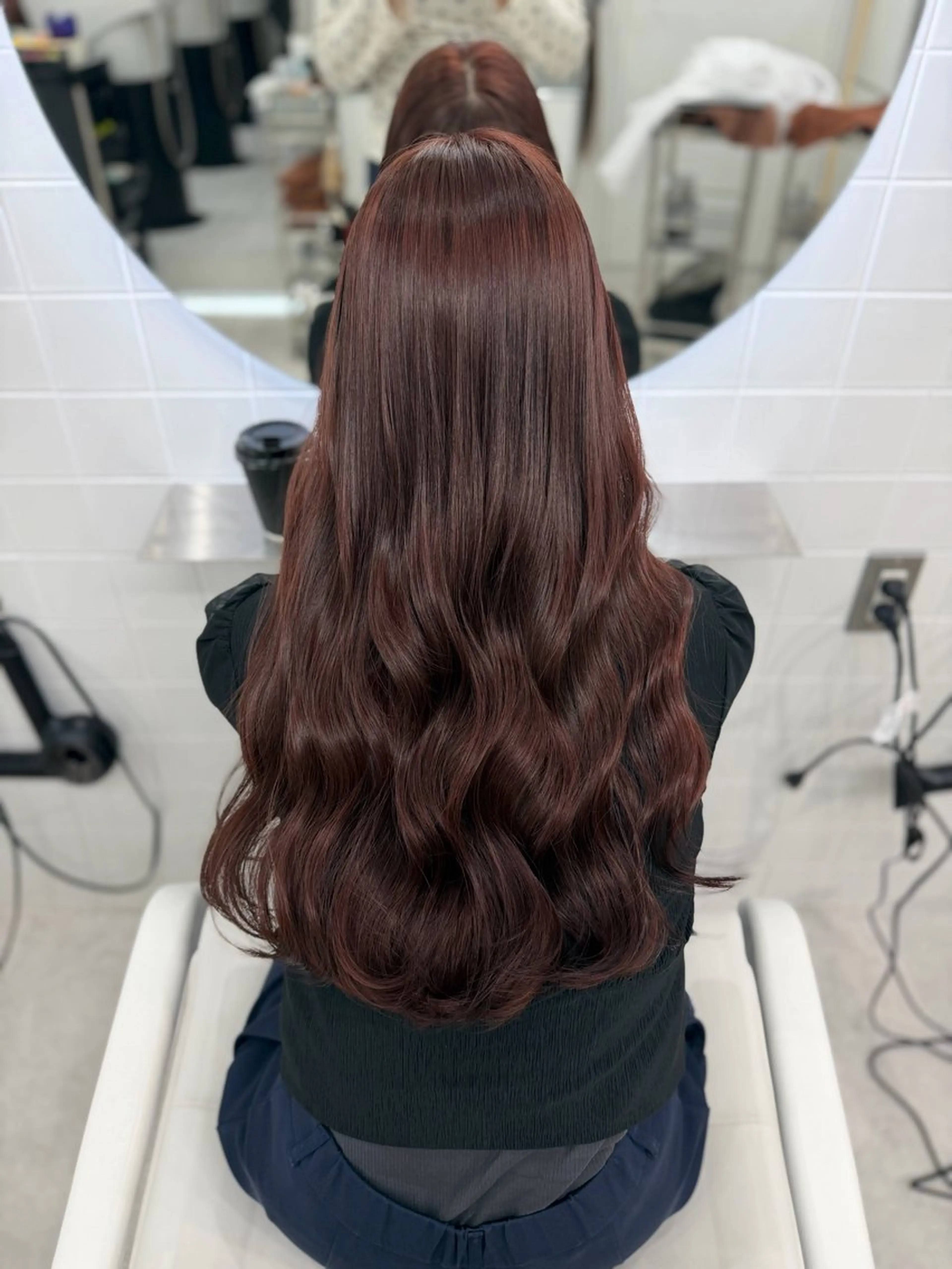 ロング ヘアカラー タマシロカリン /カットモデル❤️のヘアスタイル