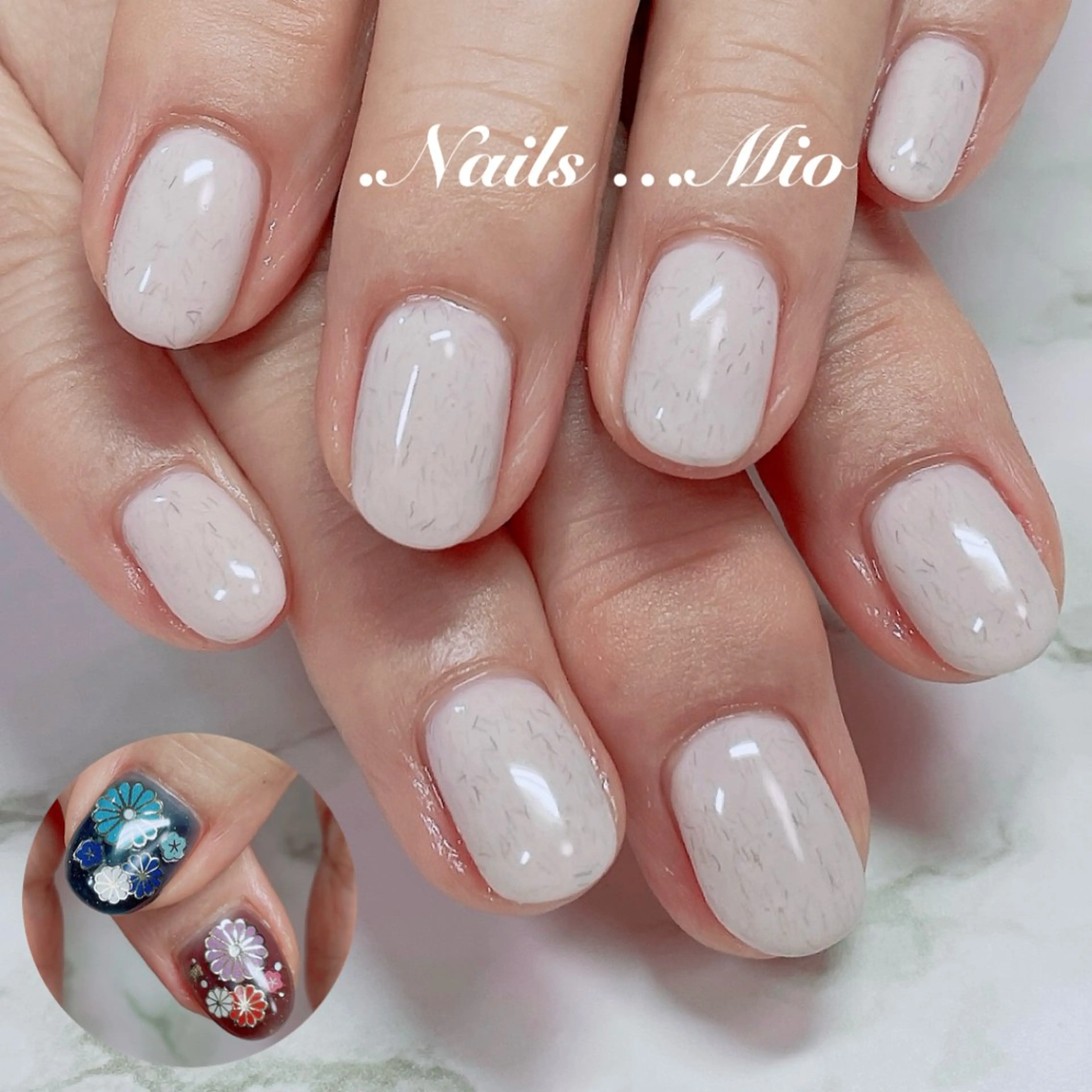ネイル アートネイル ジェルネイル ワンカラーネイル .Nails Mio 赤羽西ネイルサロンのネイルデザイン