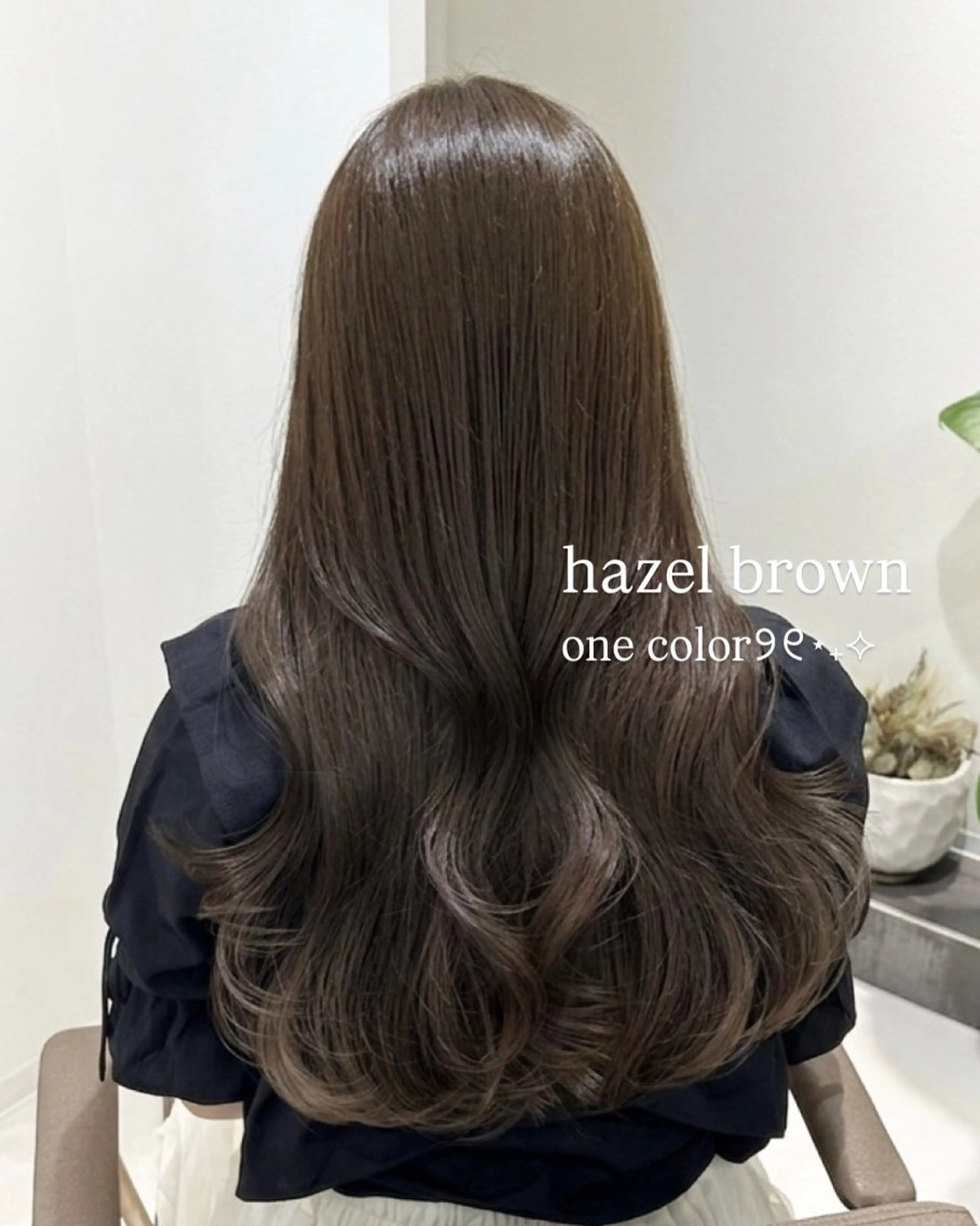 ロング カット ヘアカラー トリートメント ブリーチなしWカラー 🎀韓国ヘア/amiのヘアスタイル