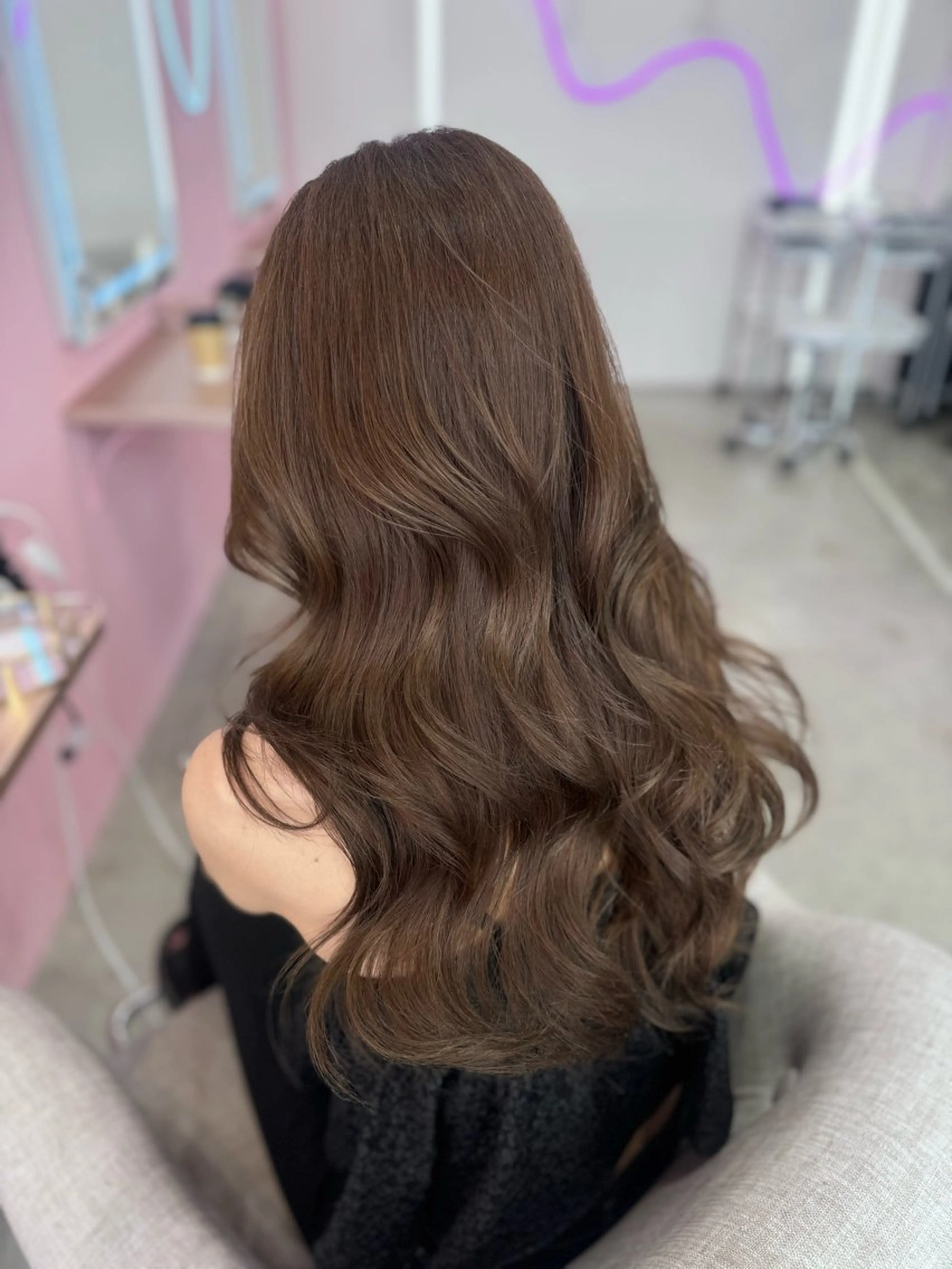 【平日限定🧚🏻♀️】小顔カット+透明感カラー+TRの写真