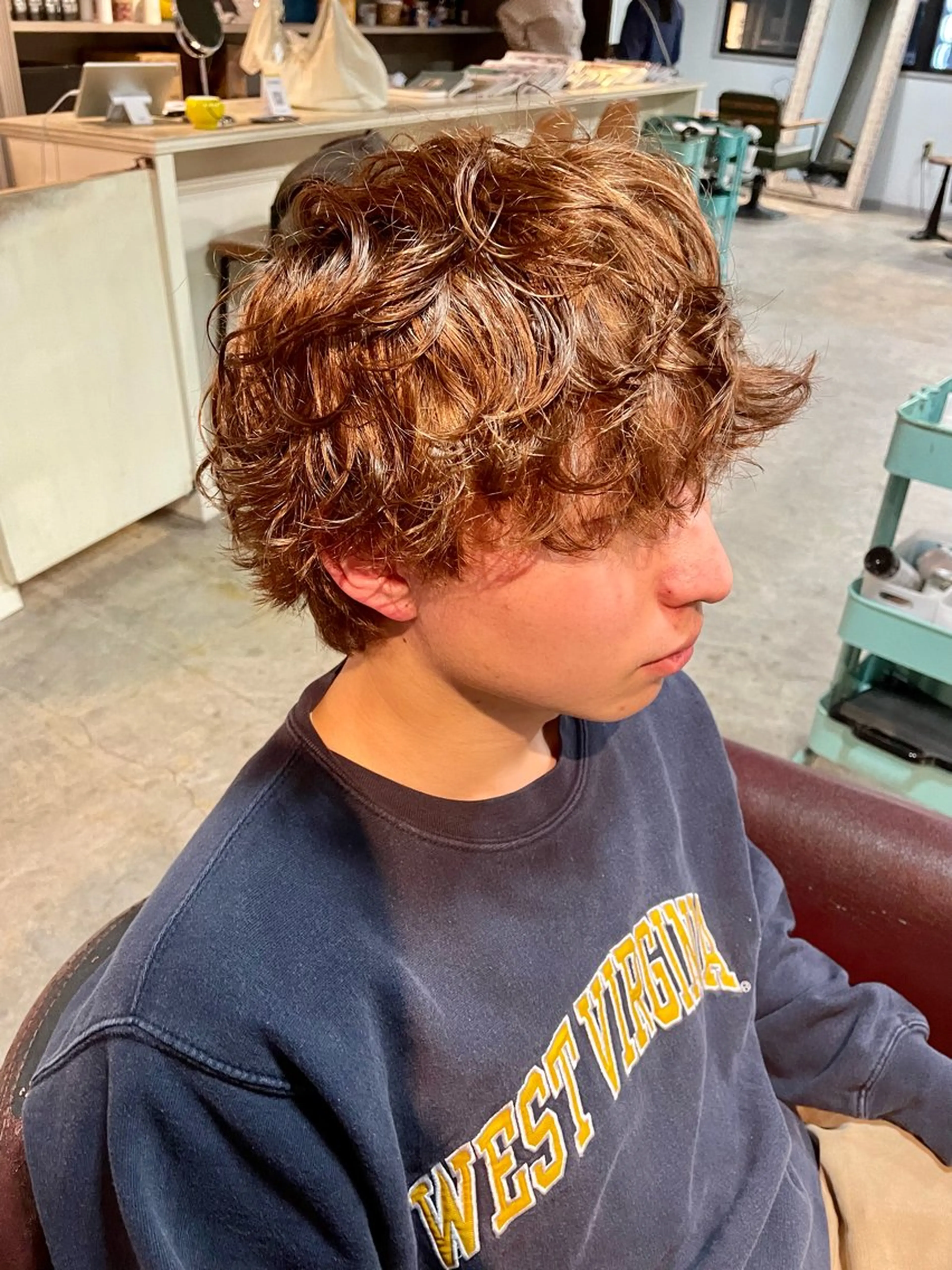 パーマ メンズ 金山/メンズパーマ 西村侑真のヘアスタイル