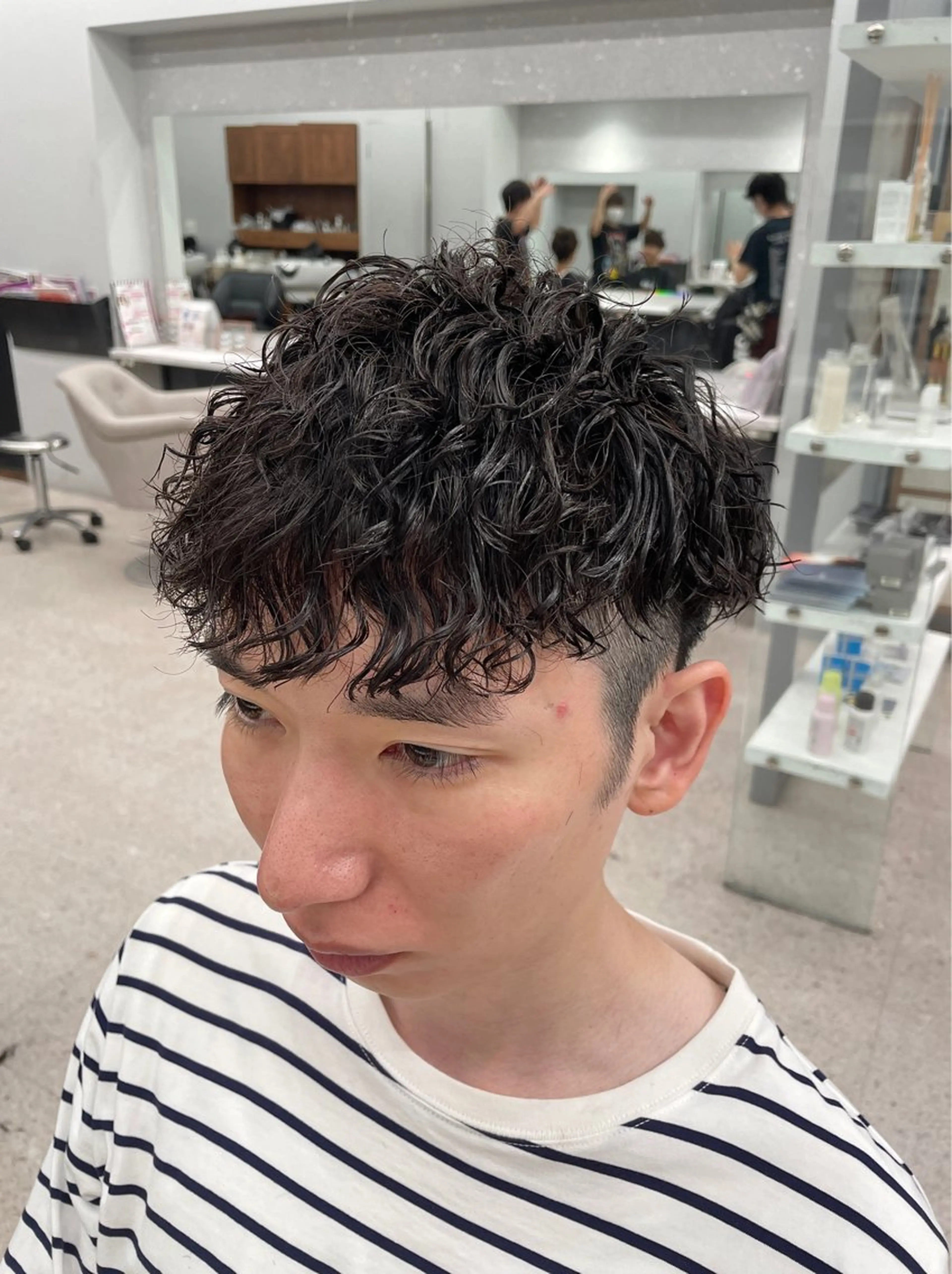 パーマ メンズ メンズスタイリスト✨ 助川龍哉のヘアスタイル