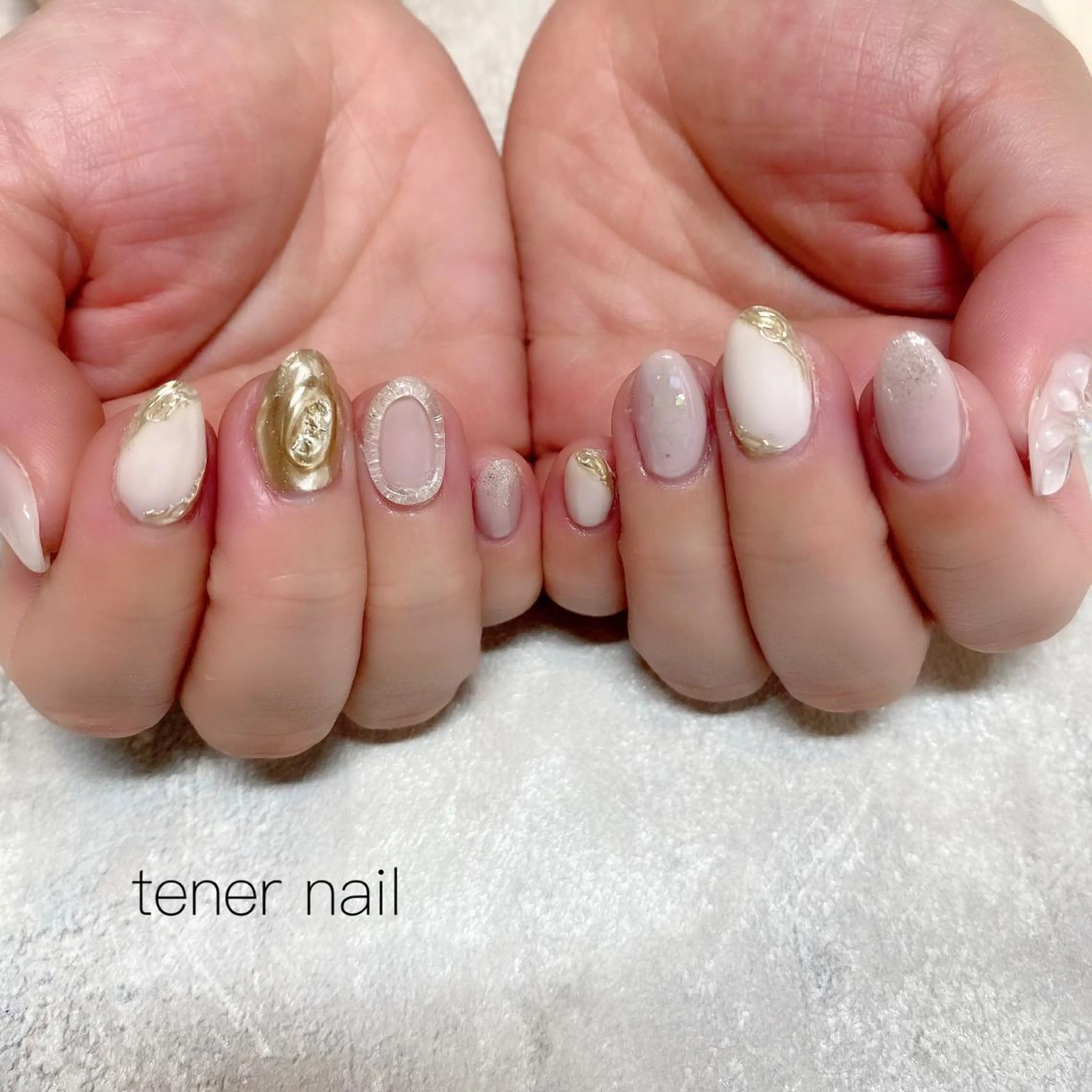 ネイル ニュアンスネイル 春ネイル tener  nail  テネルネイル所属・テネルネイル tener nailのネイルデザイン