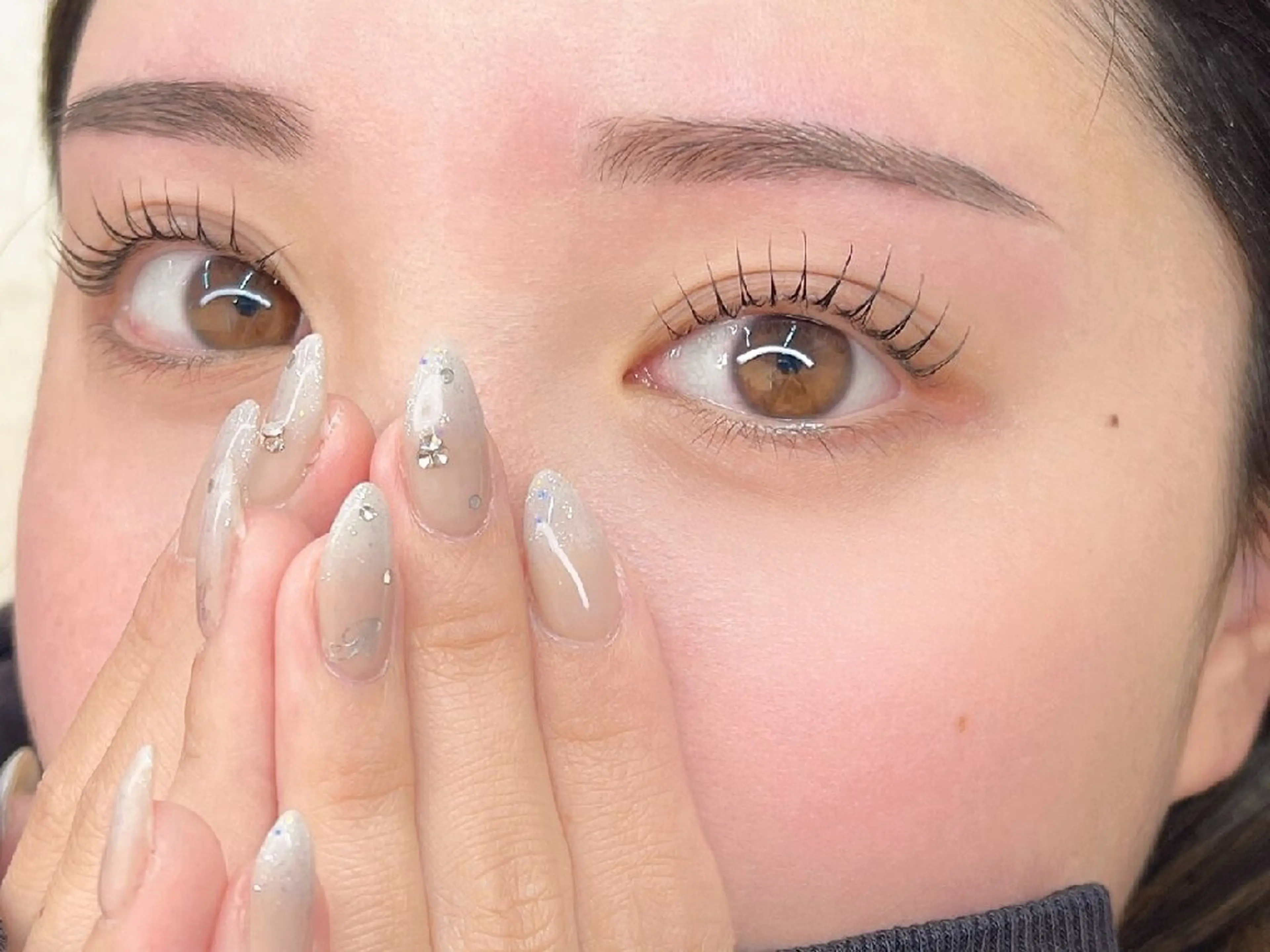 マツエク・マツパ 一重×まつ毛パーマ マツパ Eyelash&Nail the B 岡崎店所属・杉谷 綾子のマツエク・マツパデザイン