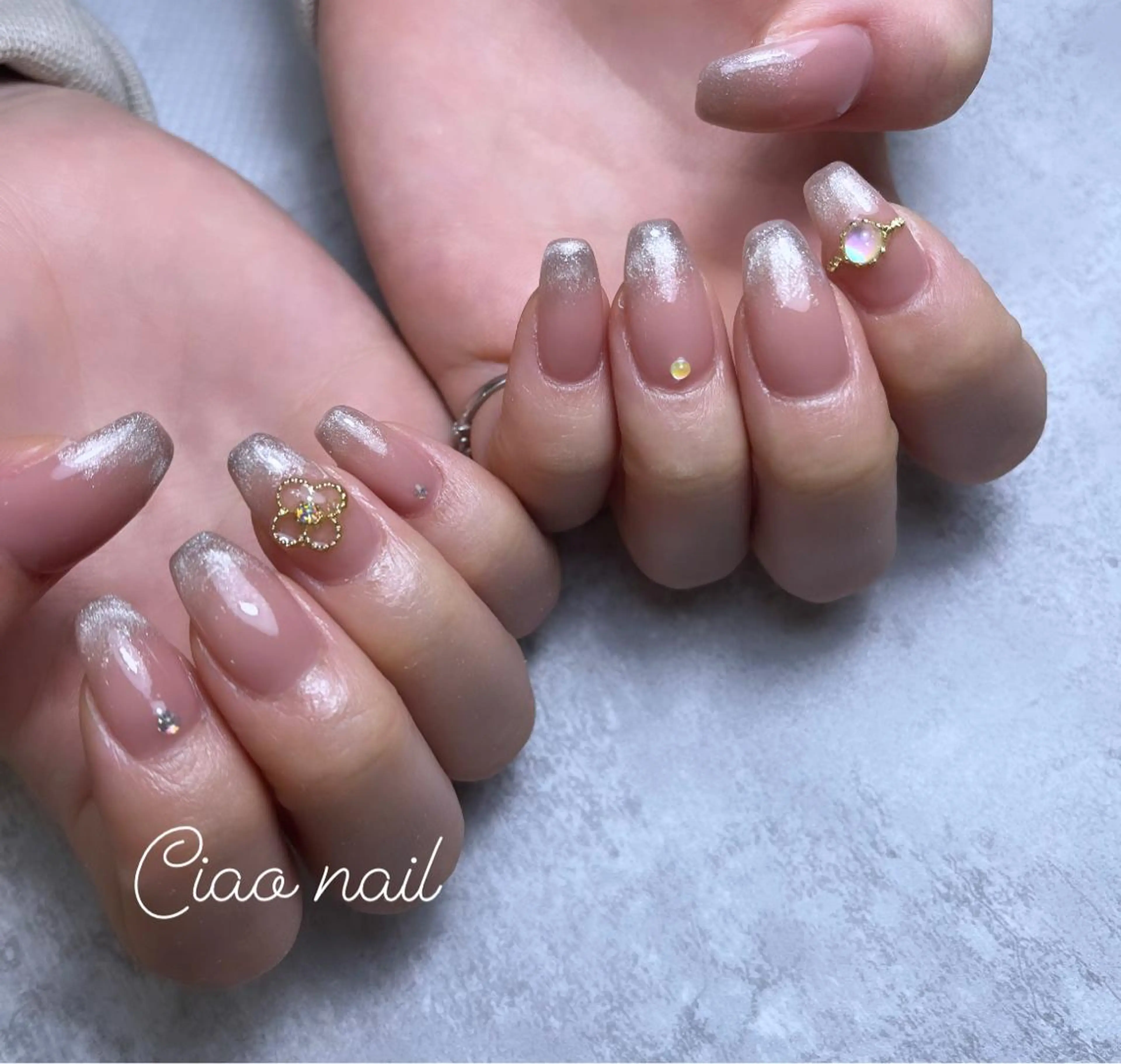 ネイル アートネイル 入学式 フレンチネイル ジェルネイル 卒業式 #Amin所属・#Amin nail salonのネイルデザイン