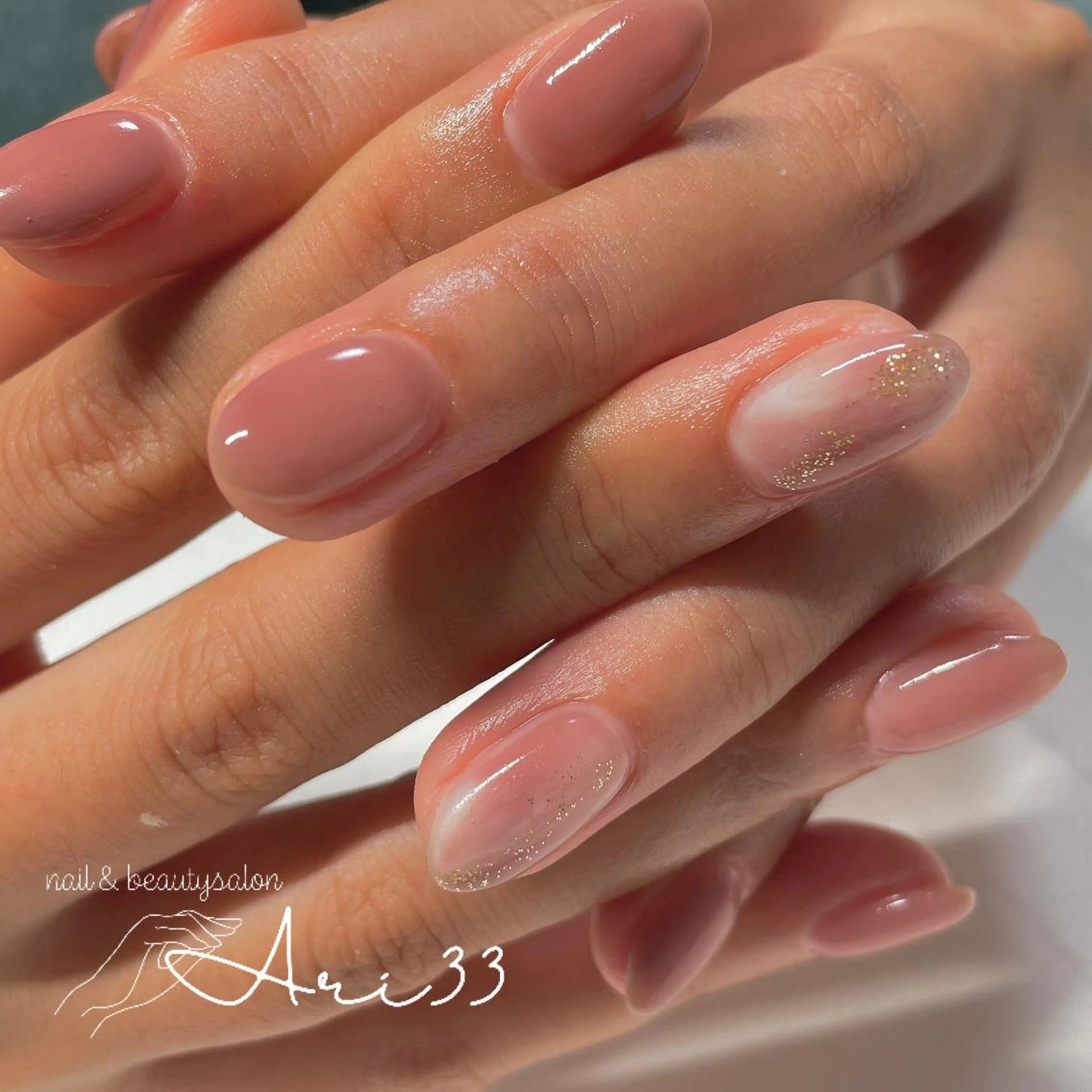 ネイル ハンドネイル プライベートサロン Ari33nailのネイルデザイン
