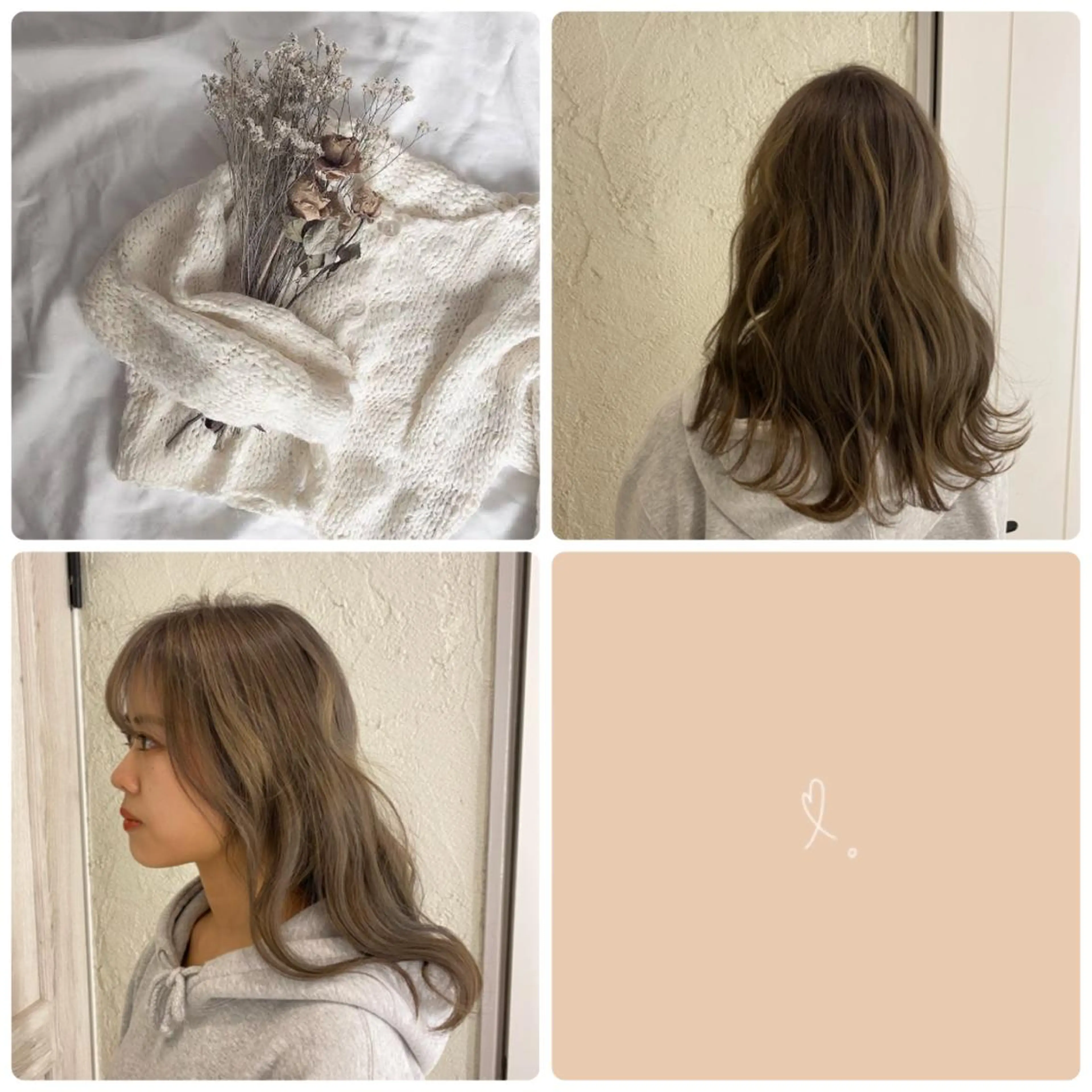 ミディアム カラー benji所属・Hamatsu Misakiのヘアスタイル