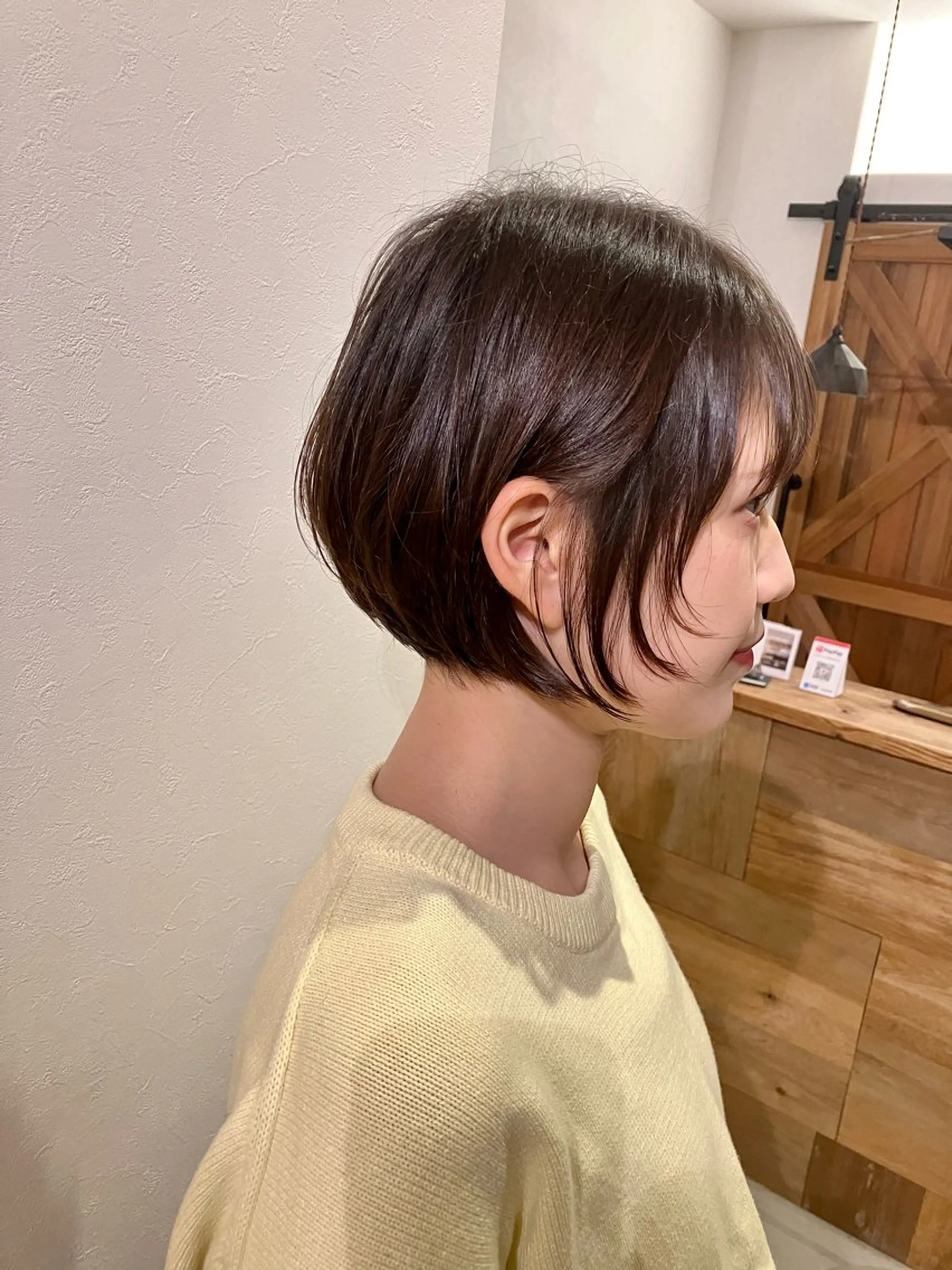 ショート カット 清水 美香のヘアスタイル