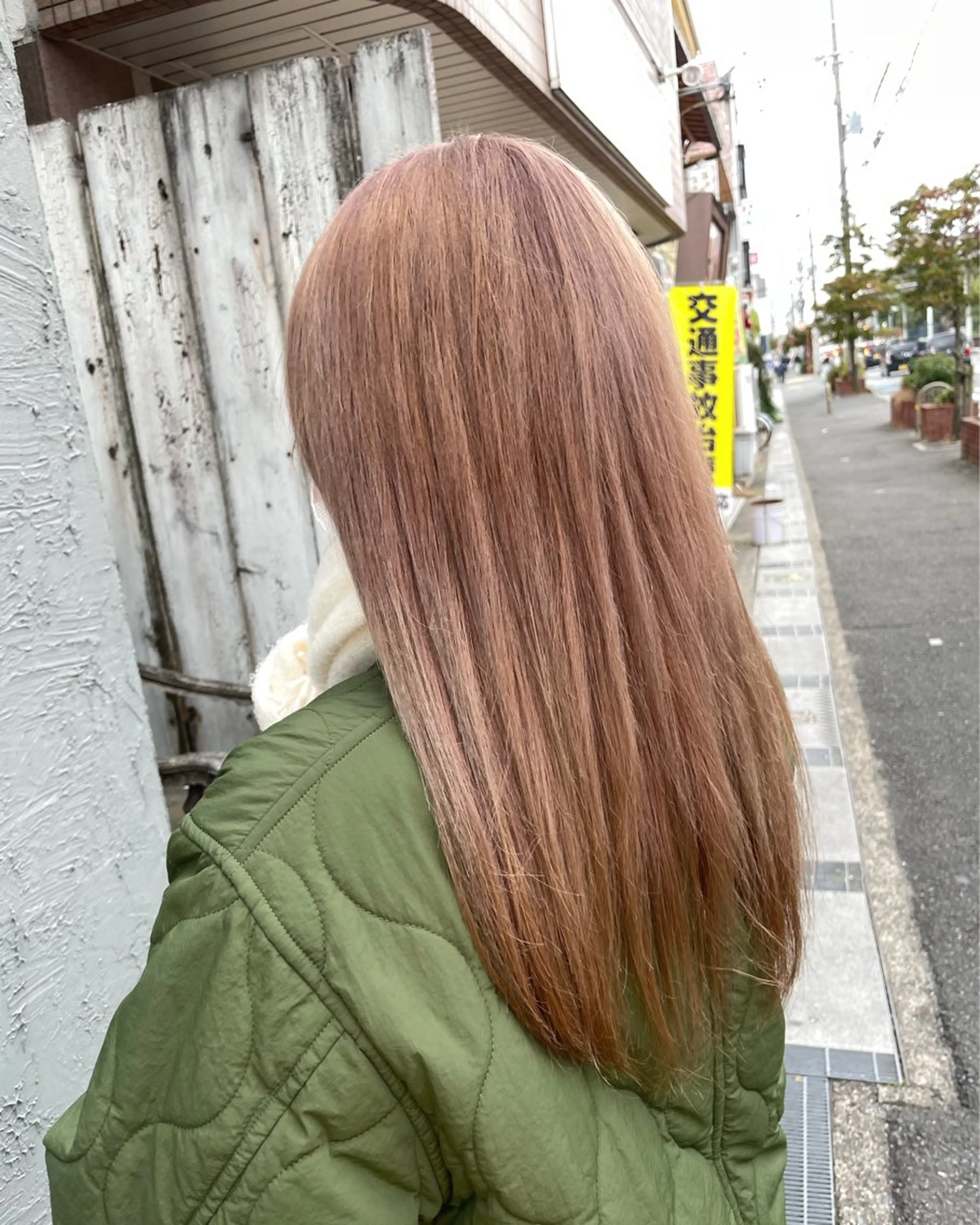 ロング ヘアカラー トリートメント 馬場 瑞穂のヘアスタイル