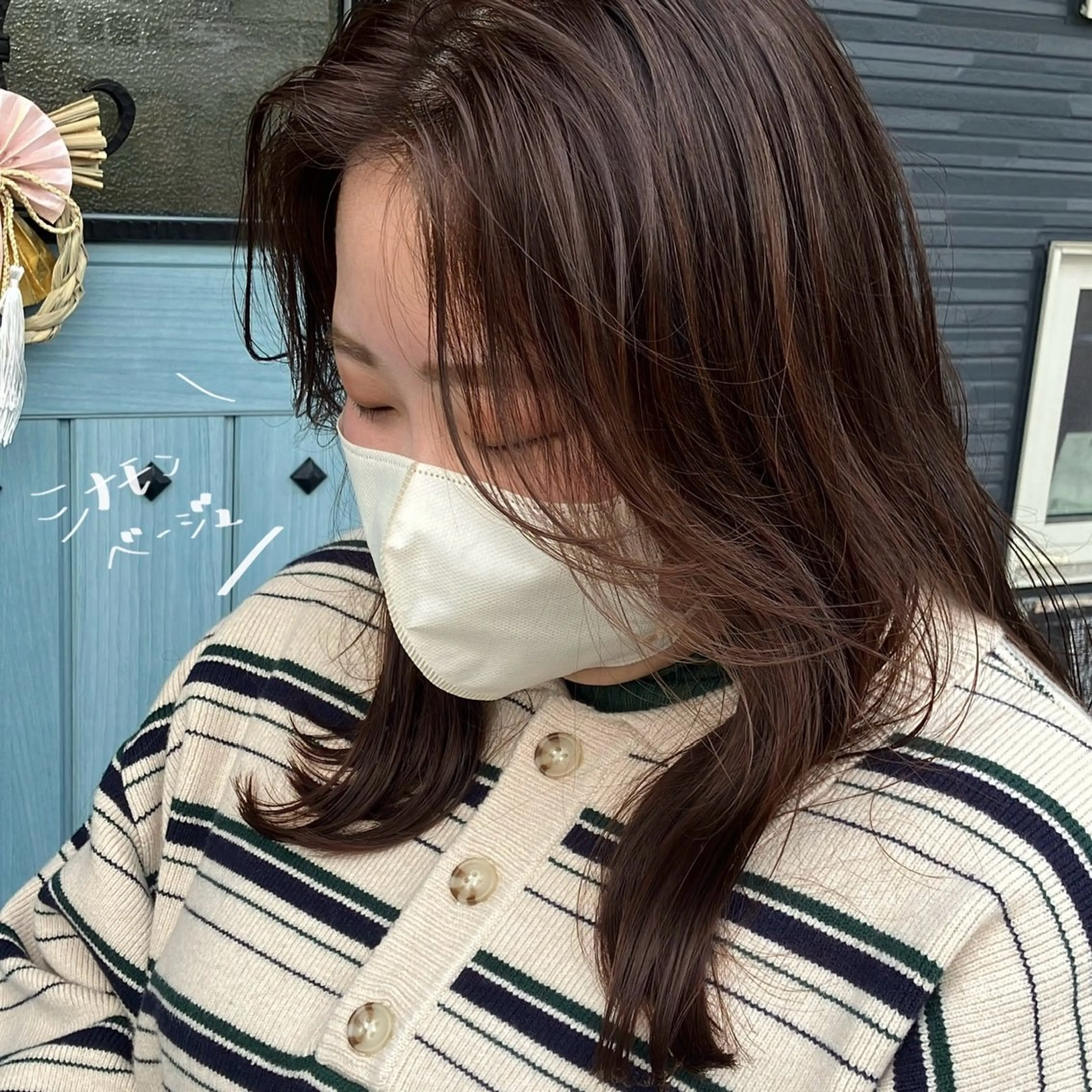 セミロング ナチュラルヘア 🌱/久留米/あまのヘアスタイル