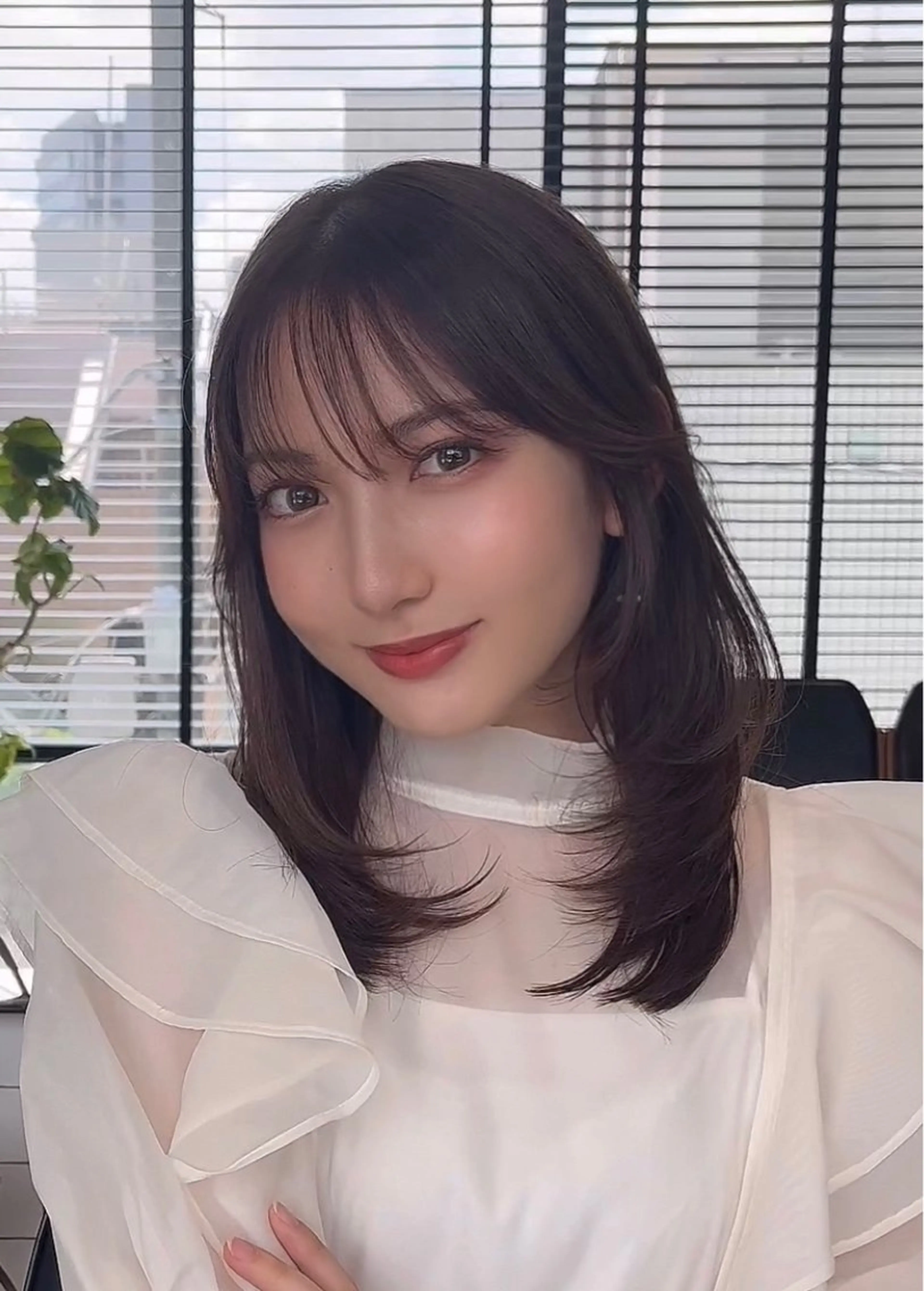 ロング カラー カット ヘアカラー トリートメント 🌫️大人韓国ヘア 🌫️naoyaのヘアスタイル