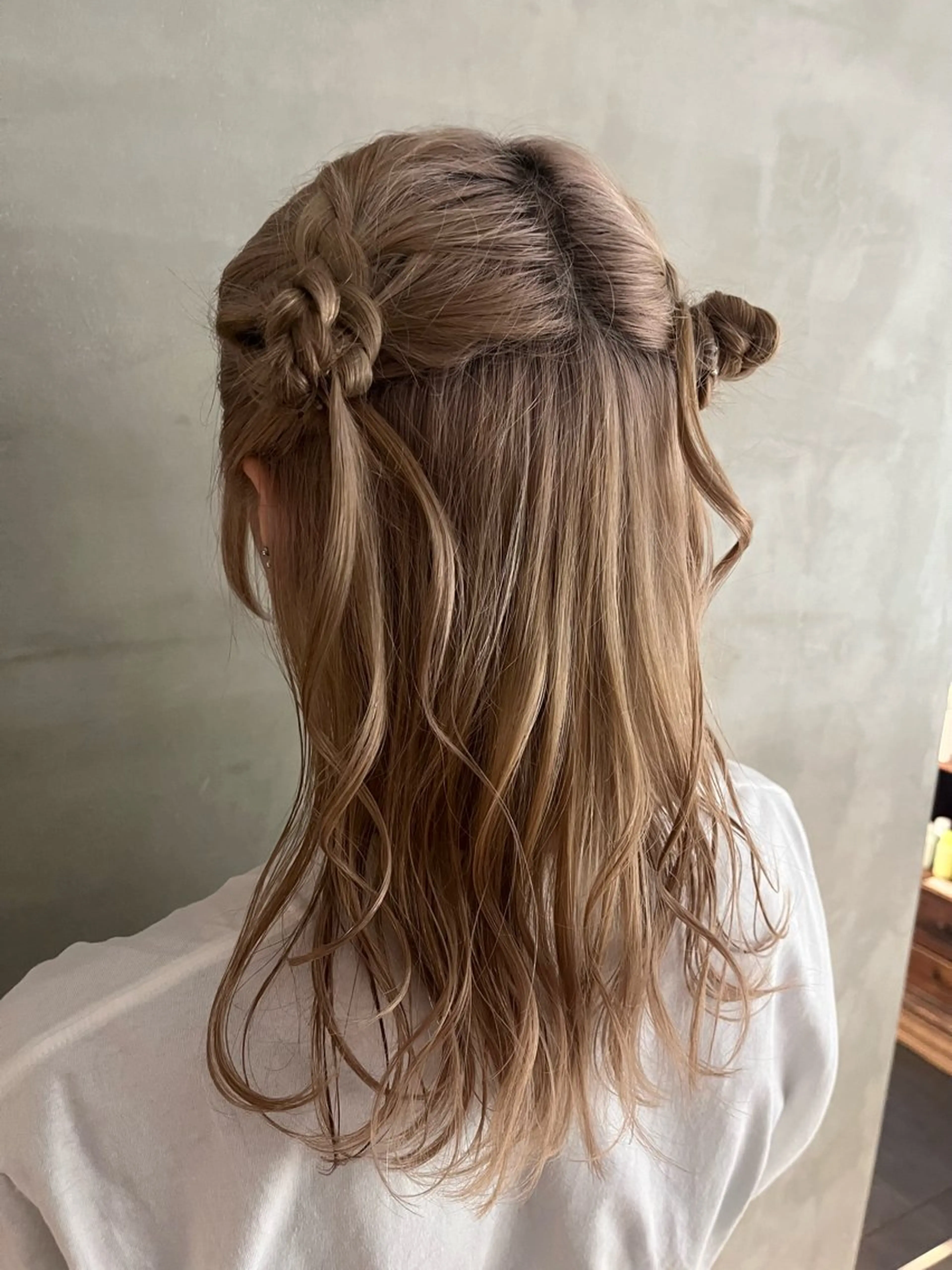 ミディアム ヘアアレンジ 顔まわり/暖色 可愛い特化🎀ゆうなのヘアスタイル