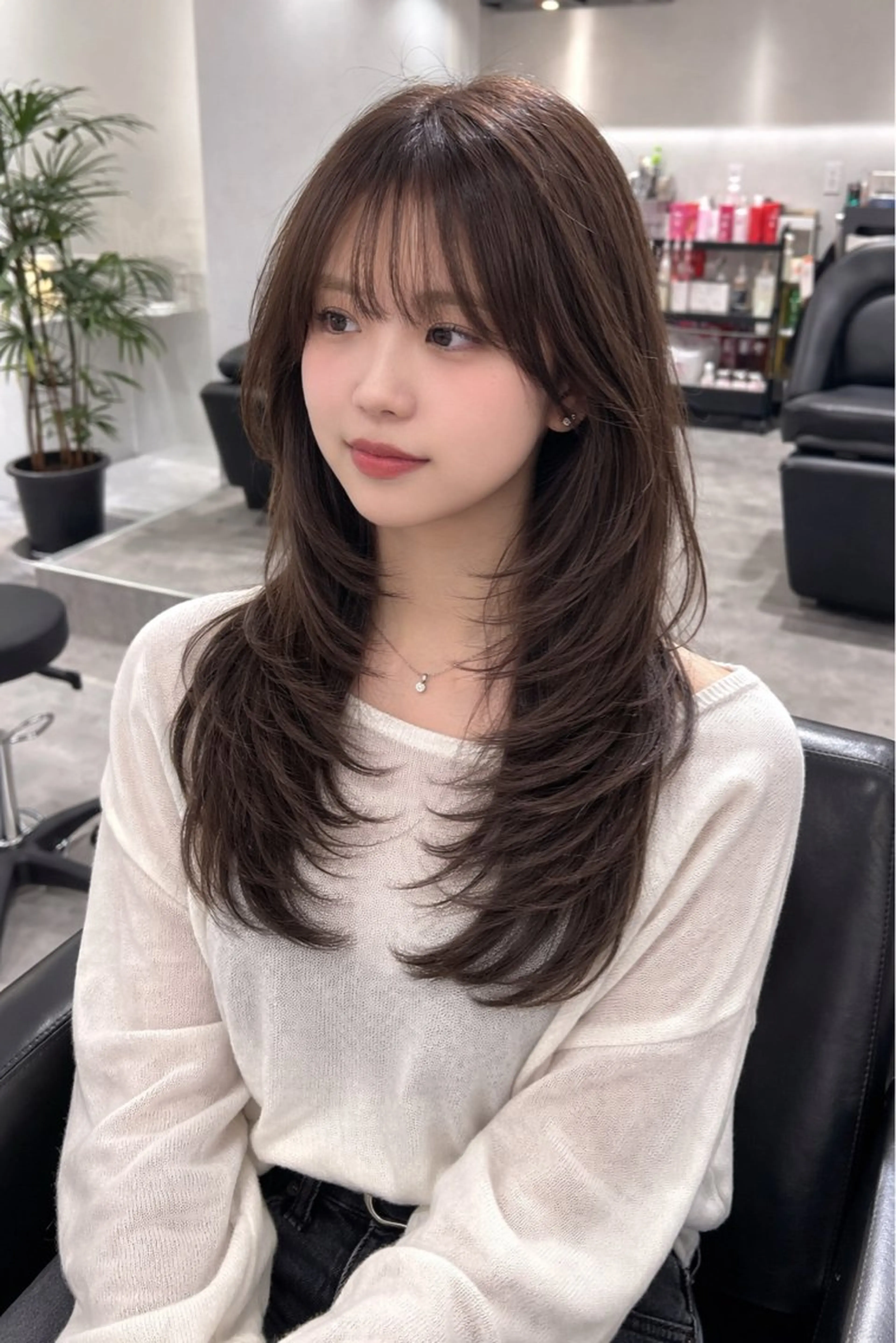 ロング カラー カット ヘアカラー トリートメント レイヤー/髪質改善 SOA大槻 純也のヘアスタイル