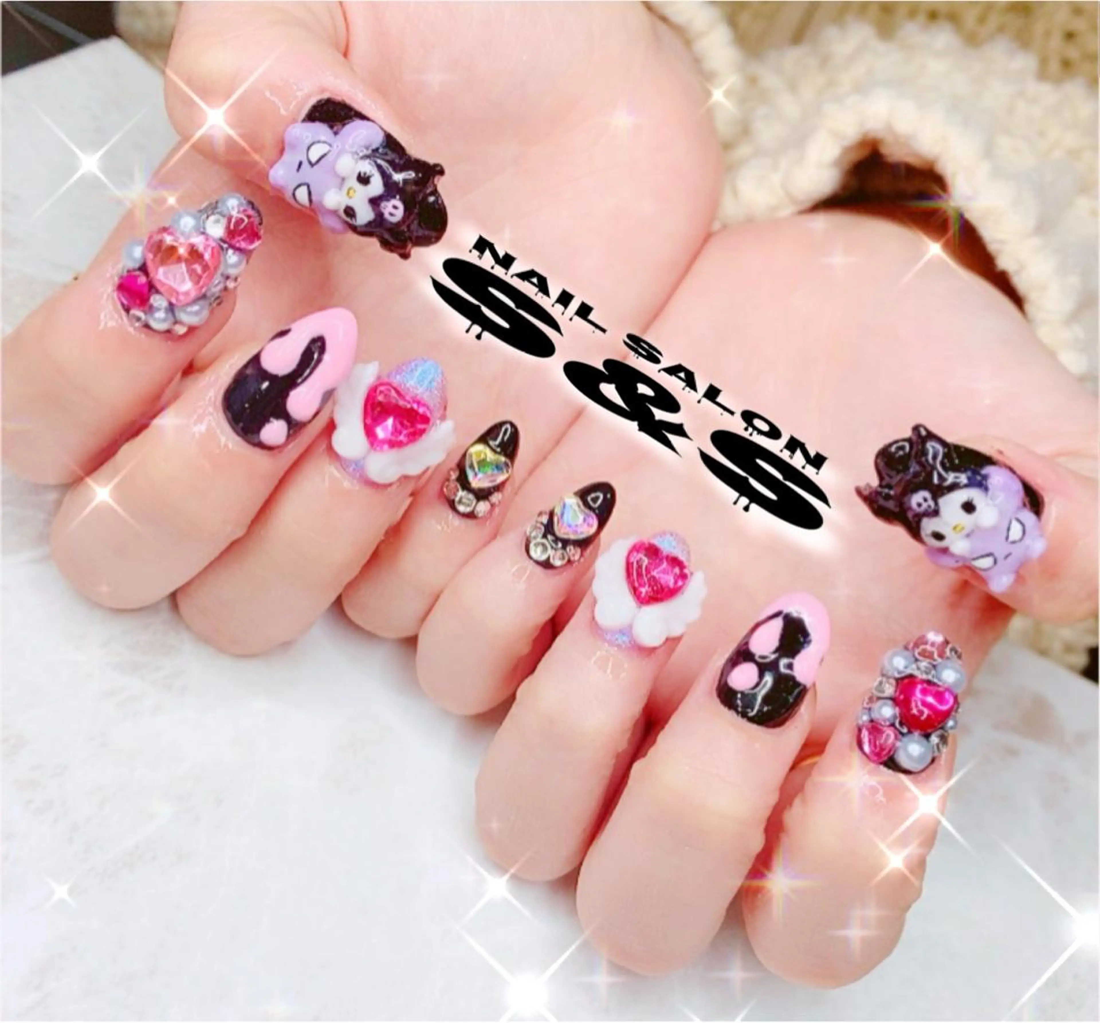 ネイル 長さ出し メンズネイル 持ち込み スカルプネイル S&S 村田小百合のネイルデザイン