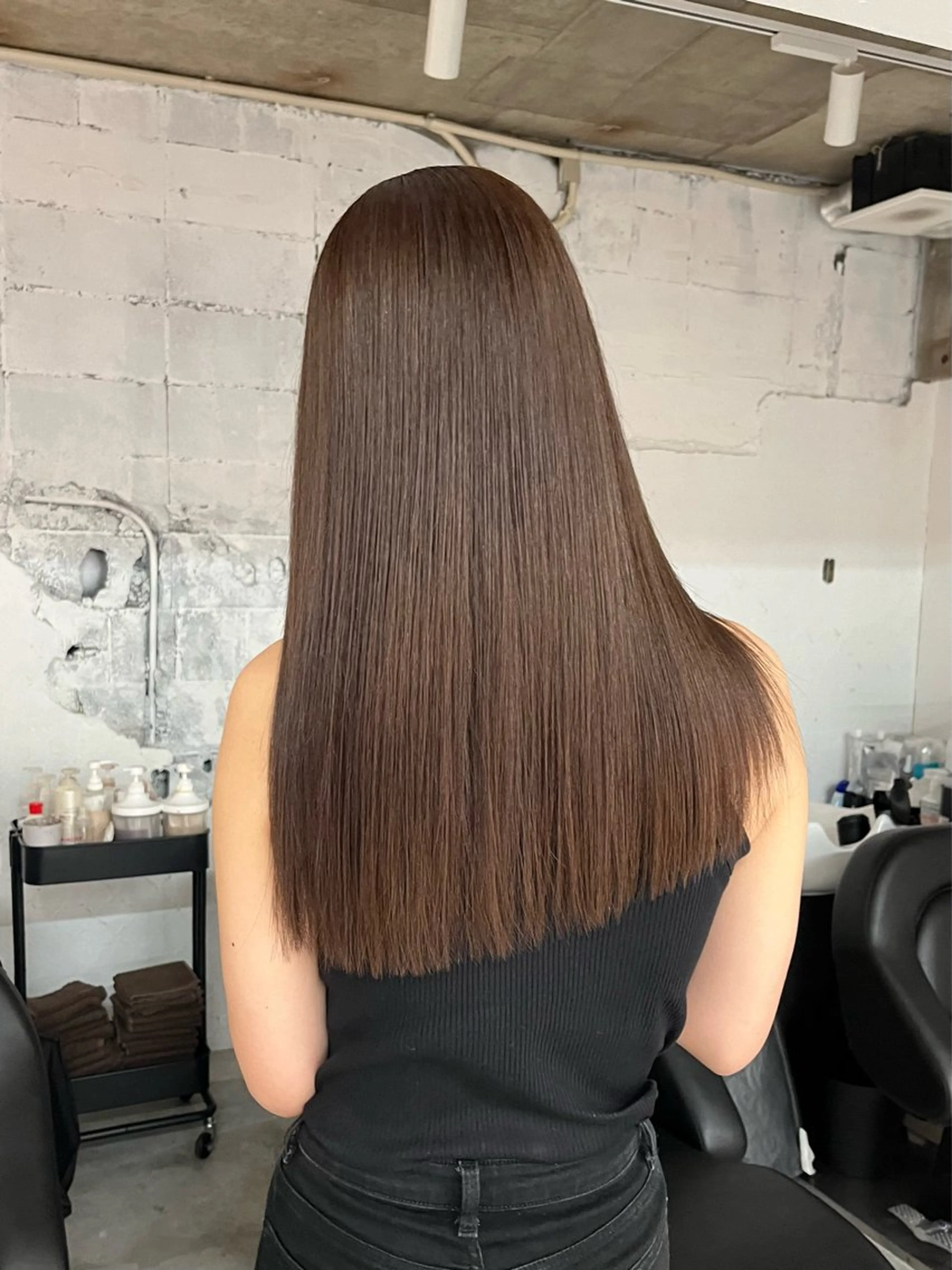 ロング カラー 阿部 瑠斗のヘアスタイル